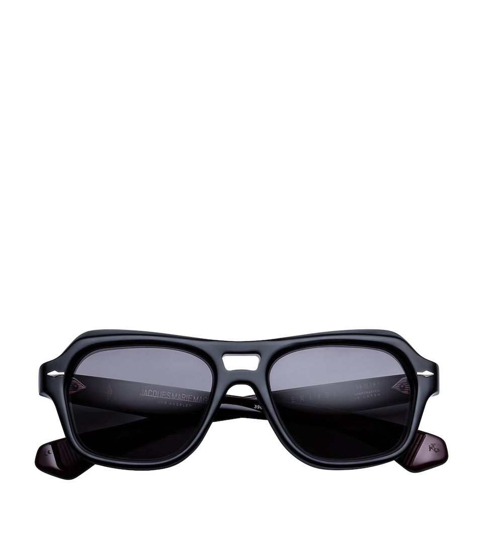Jacques Marie Mage Acetate Tamerlis Sunglasses Bloodstone