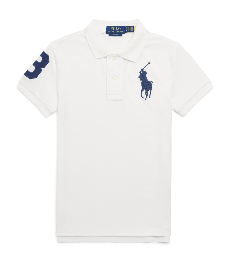 Ralph Lauren Kids Cotton Slim-Fit Polo Shirt (6-14 Years) White