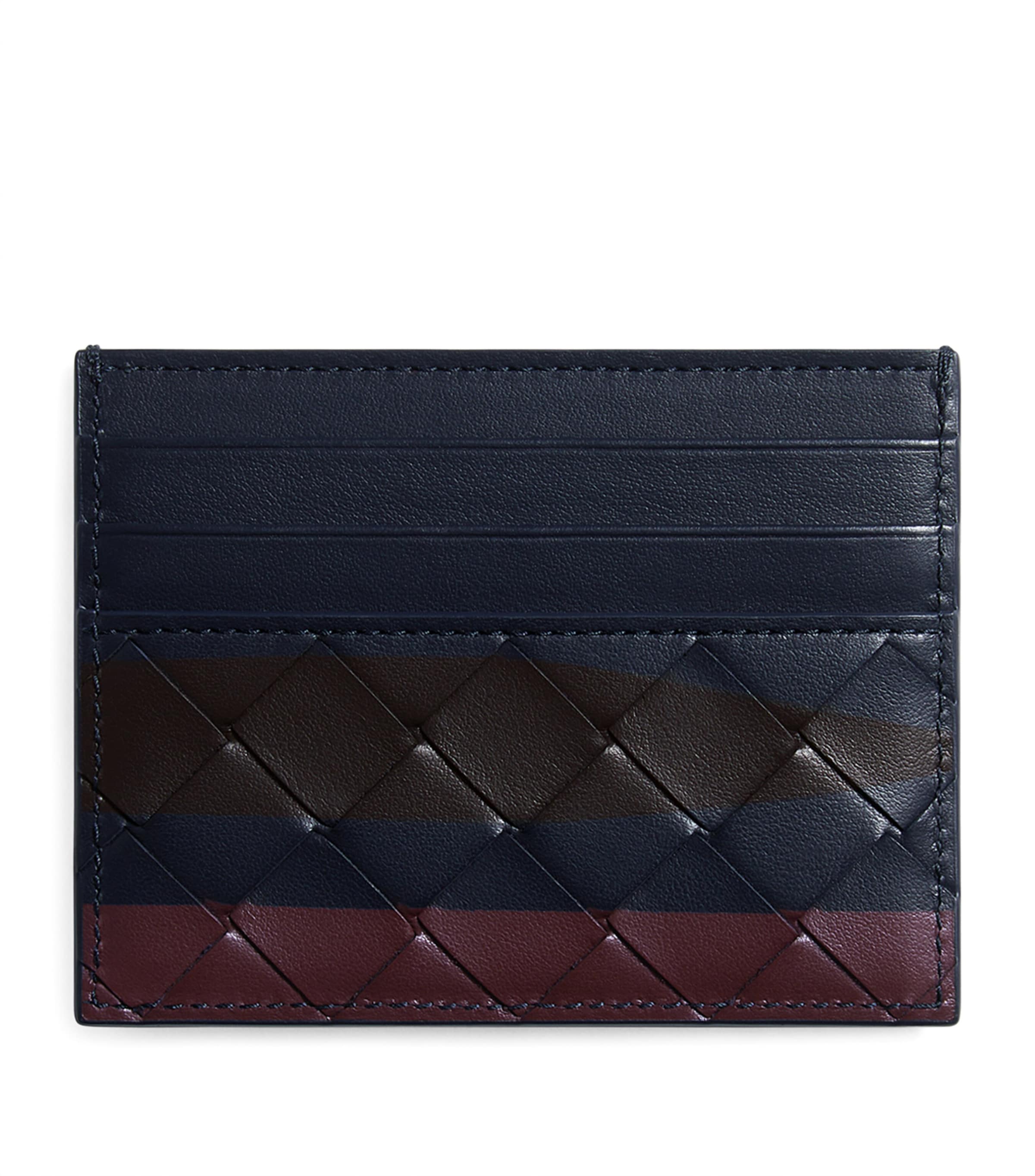 Bottega Veneta Leather Intrecciato Card Holder