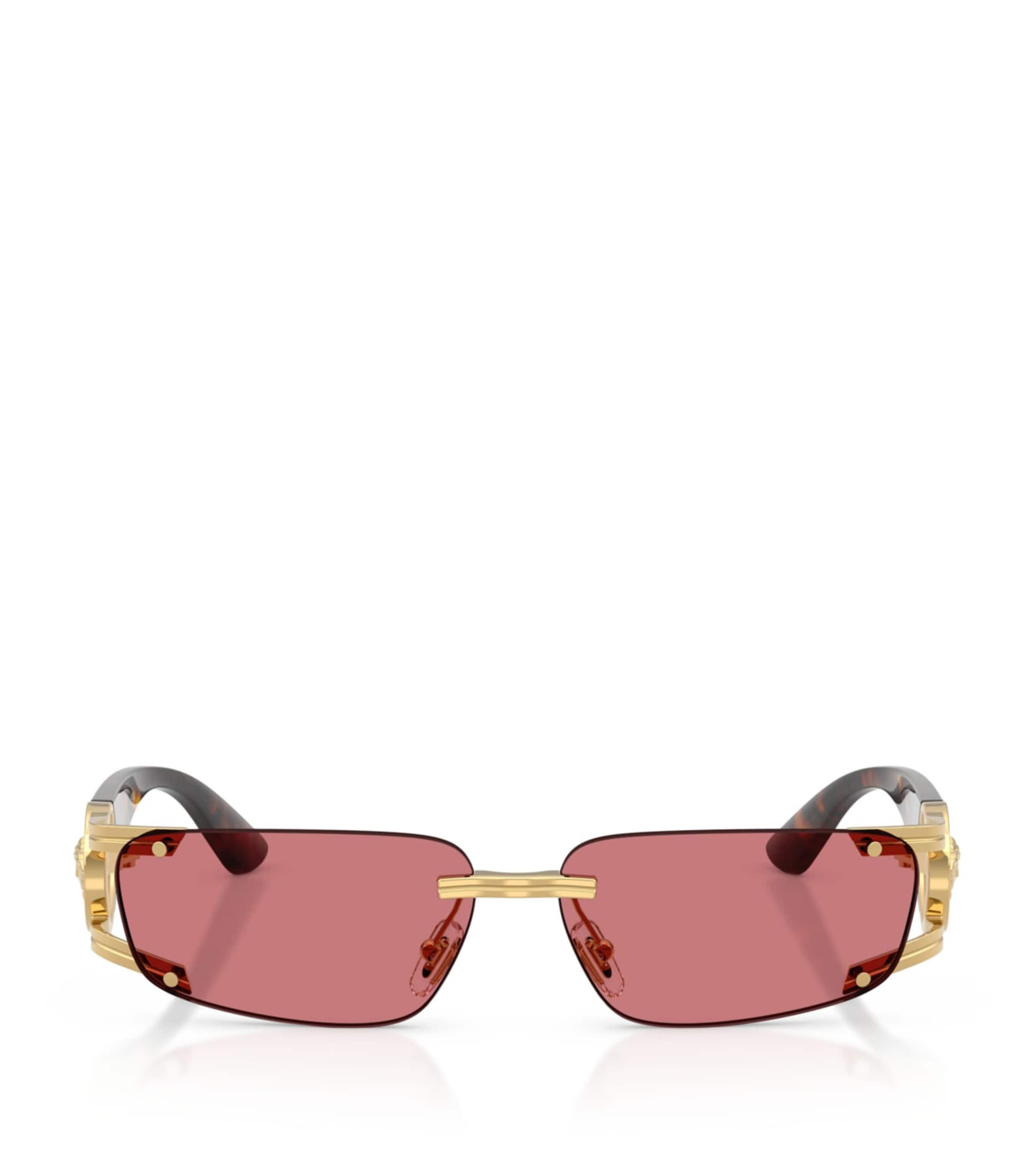 Metal VE2291 Rectangle Sunglasses