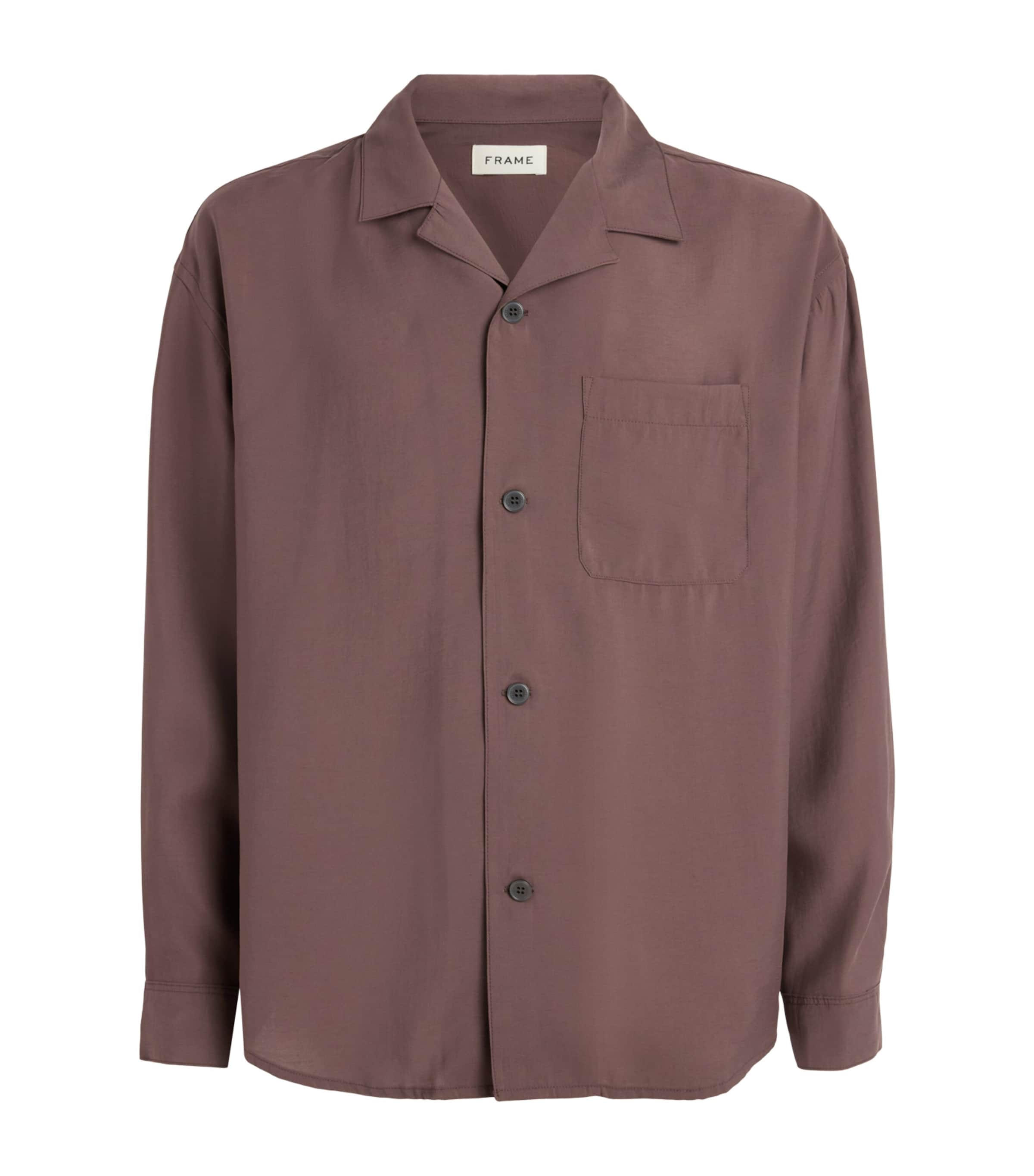 FRAME Mens Camp Collar Shirt Dsmv