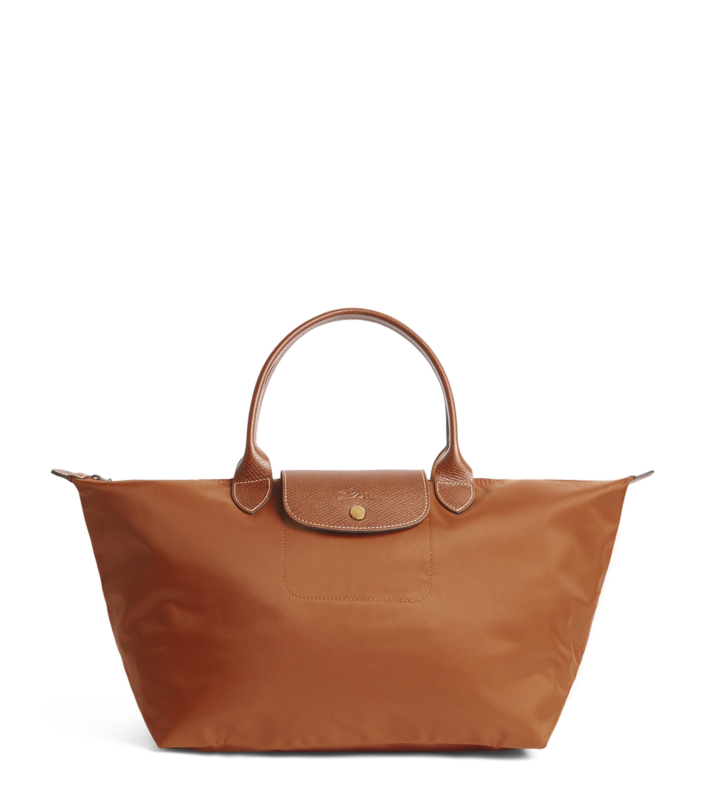 Longchamp Medium Le Pliage Original Handbag Cognac
