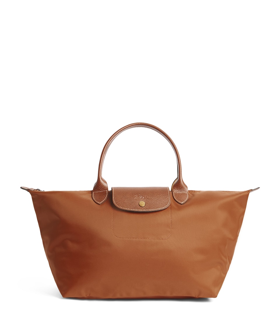 Longchamp Medium Le Pliage Original Handbag Cognac
