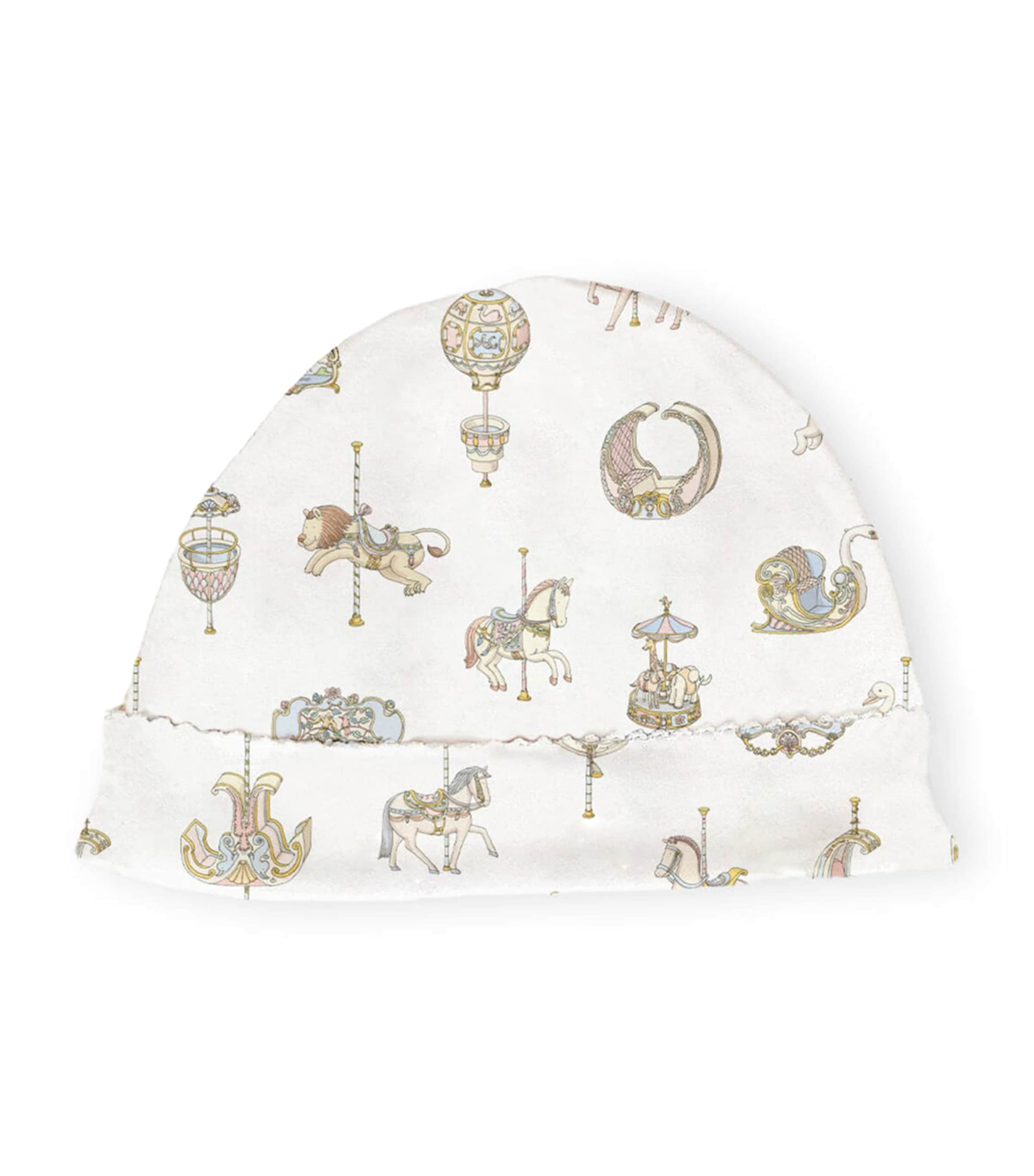 Carousel Print Hat (3 Months)