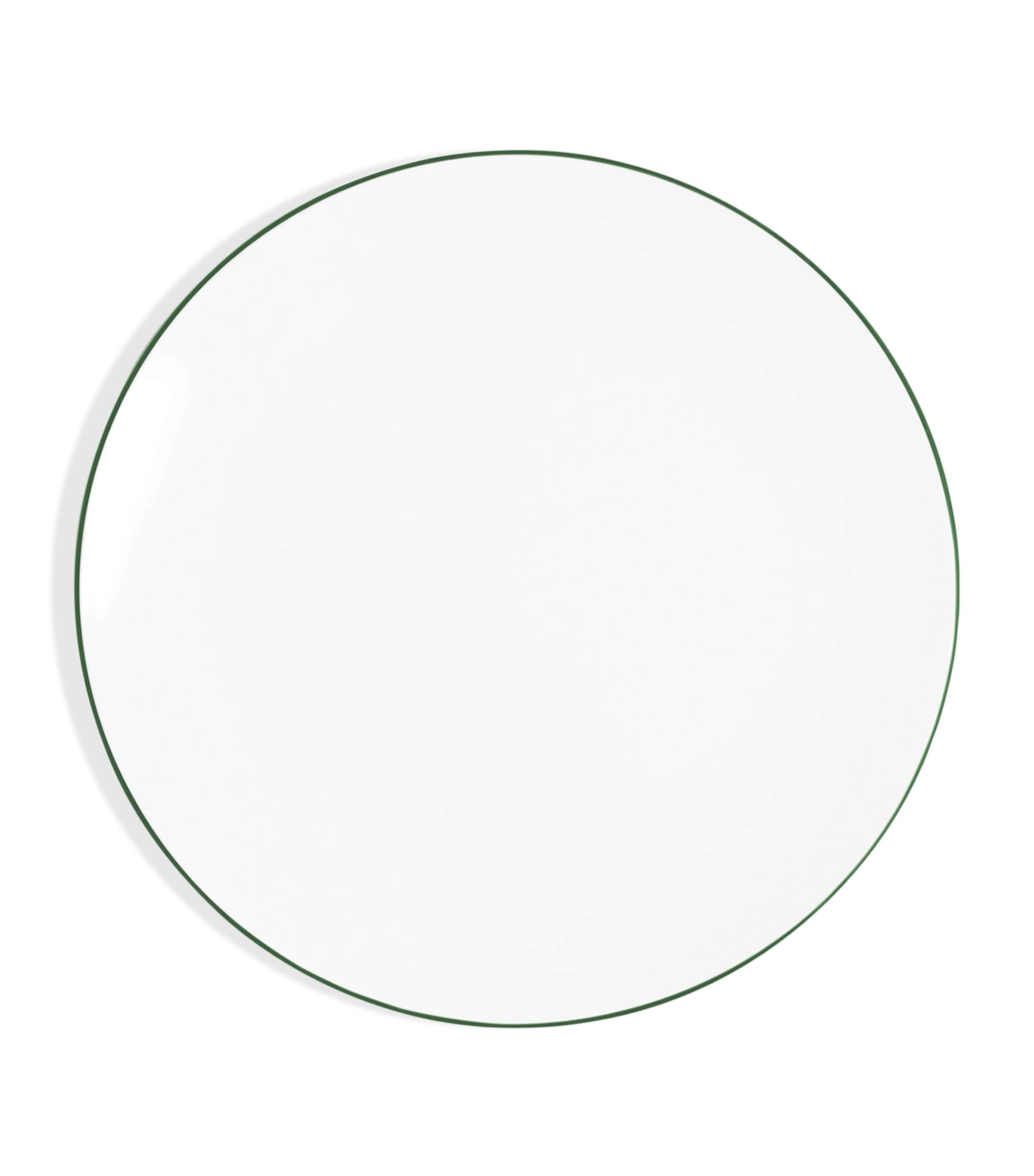 Richard Brendon Bone China Line Side Plate (24cm) Forest Green