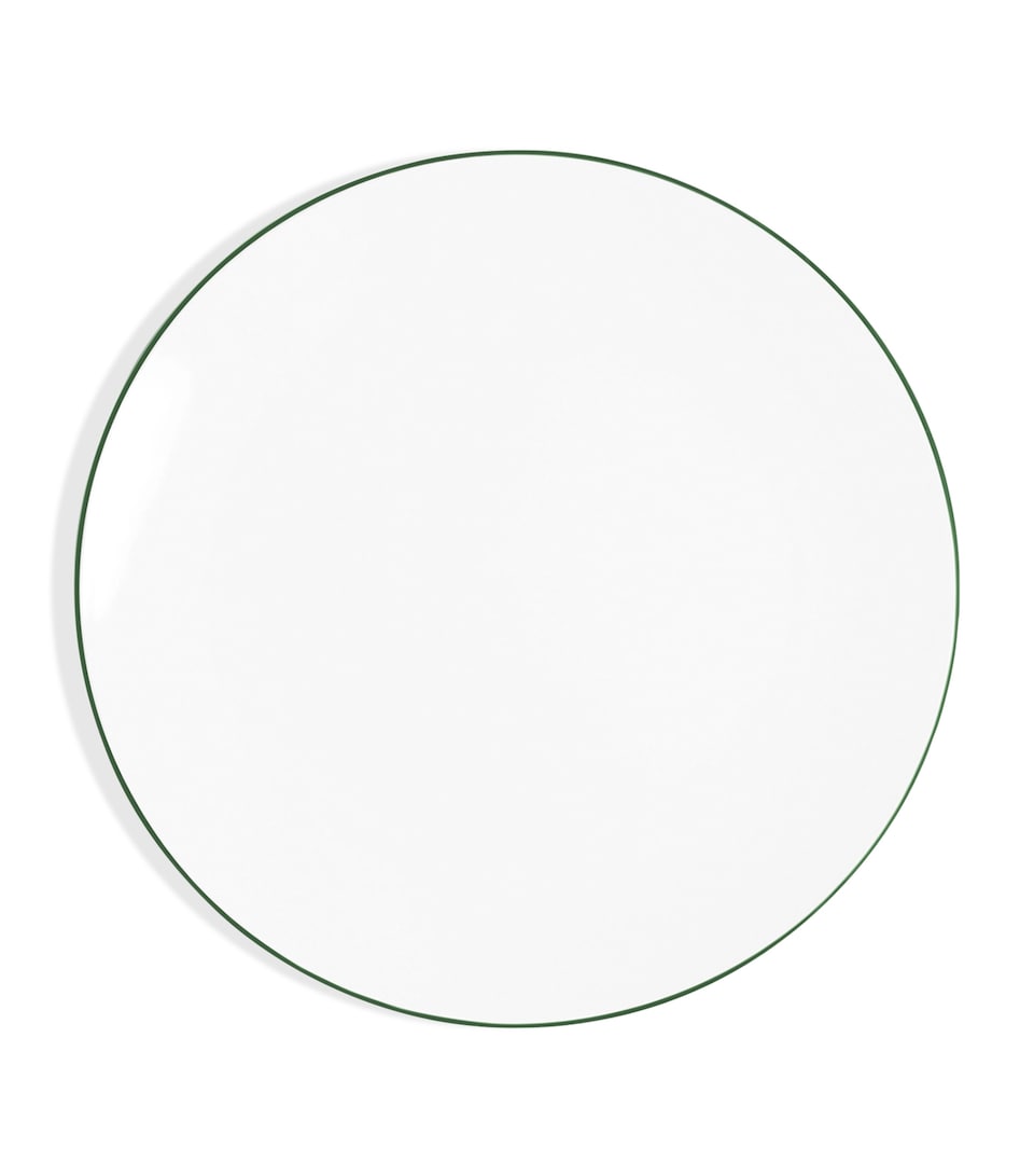 Richard Brendon Bone China Line Side Plate (24cm) Forest Green