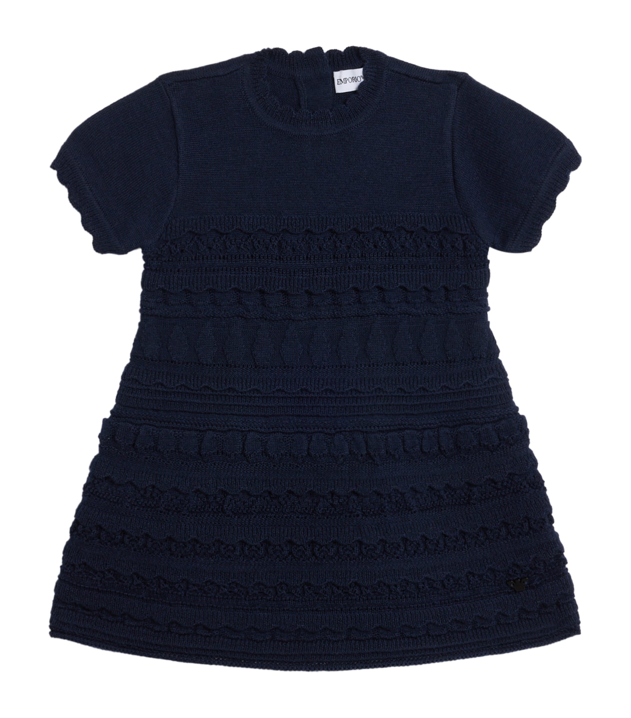 Virgin Wool-Blend Ruffle Knitted Dress (6-36 Months)