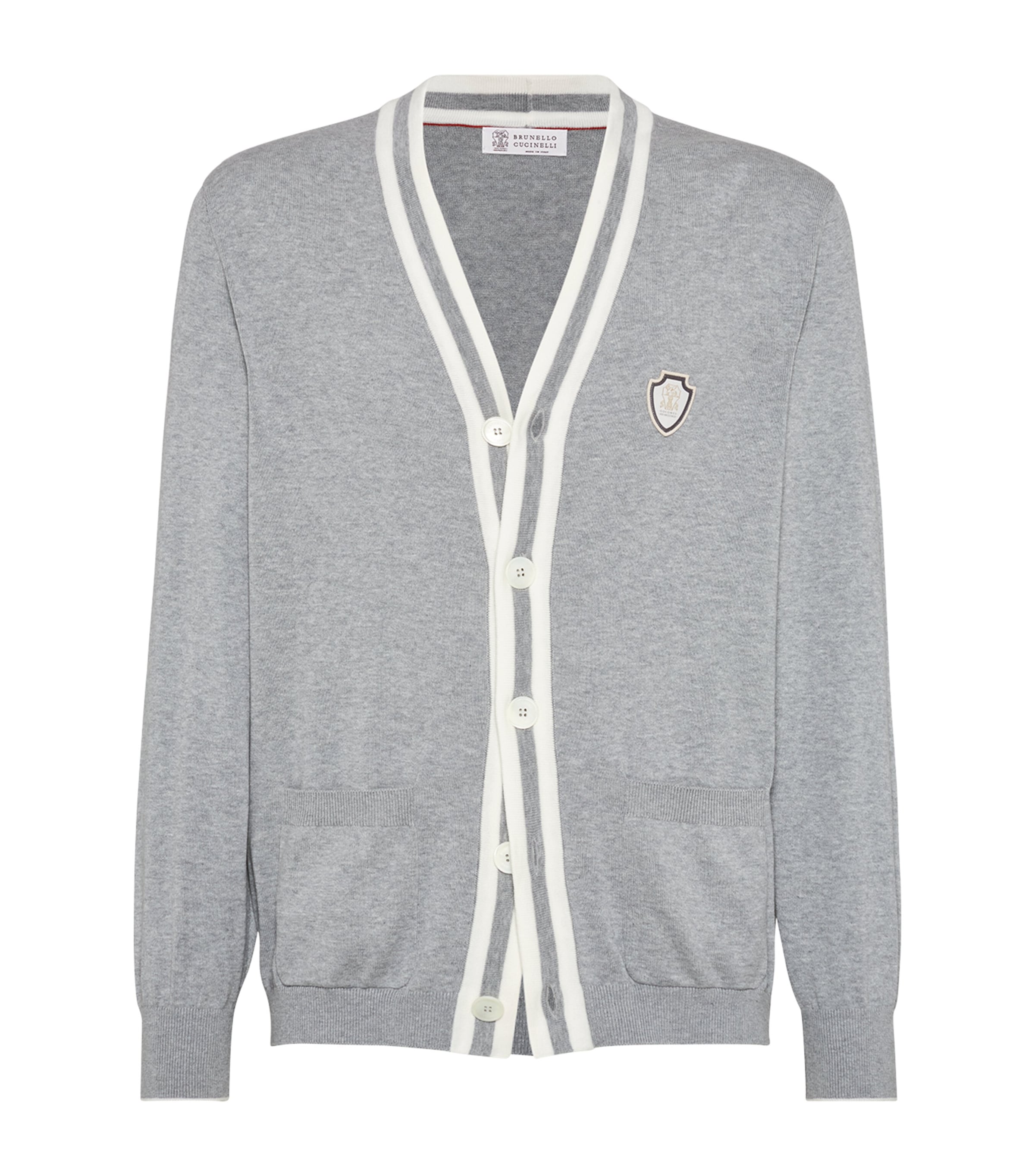 Cotton V-Neck Cardigan