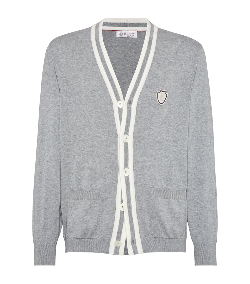 Cotton V-Neck Cardigan