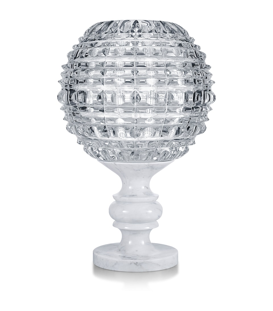 Baccarat Crystal New Antique Solar Vase (68cm) Clear