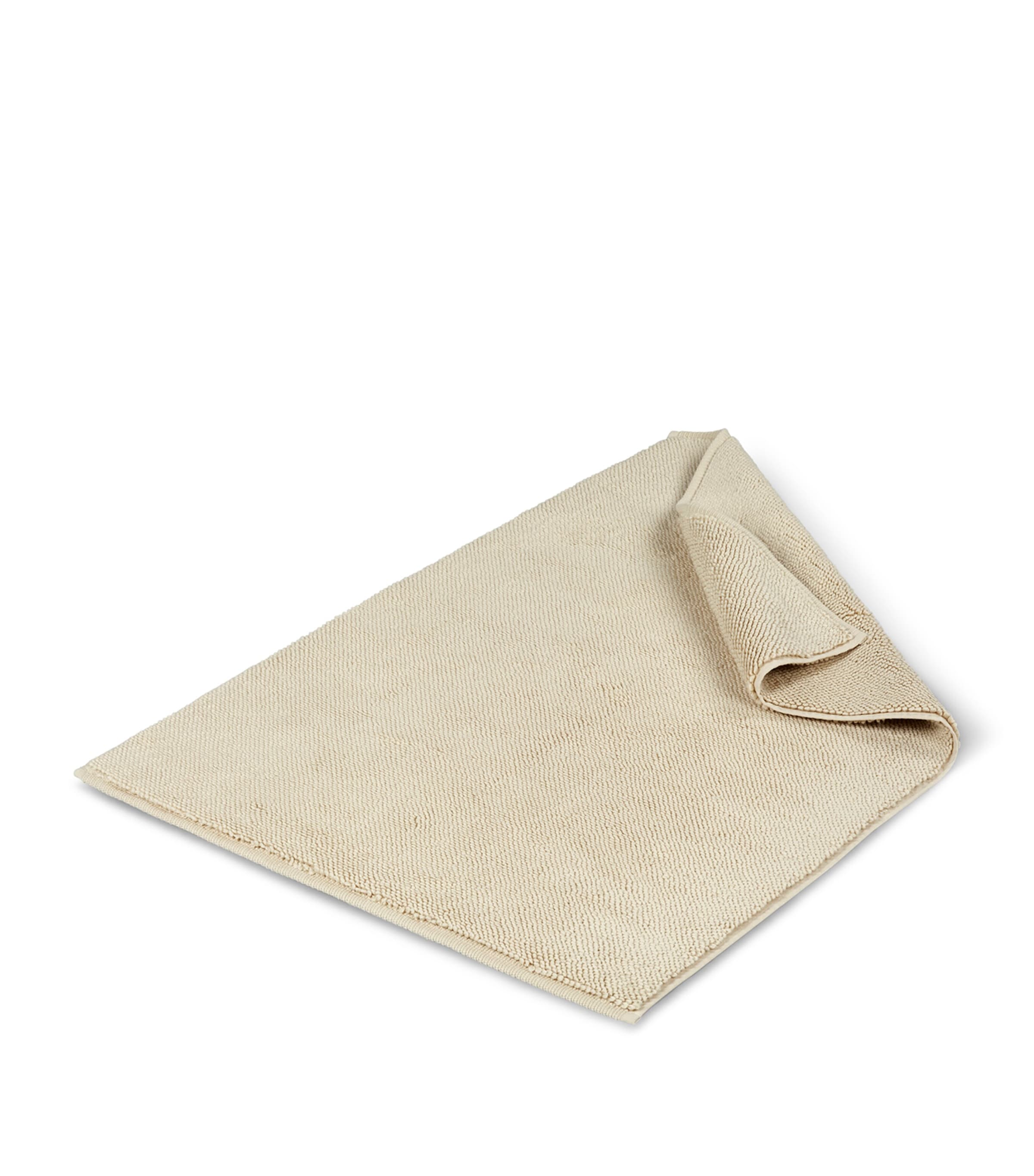 Hamam Organic Cotton Pera Bath Mat (60cm x 95cm) Flax
