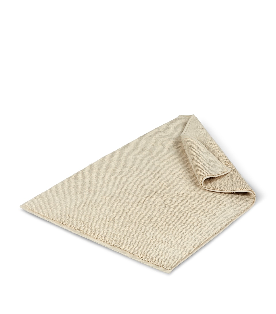 Hamam Organic Cotton Pera Bath Mat (60cm x 95cm) Flax
