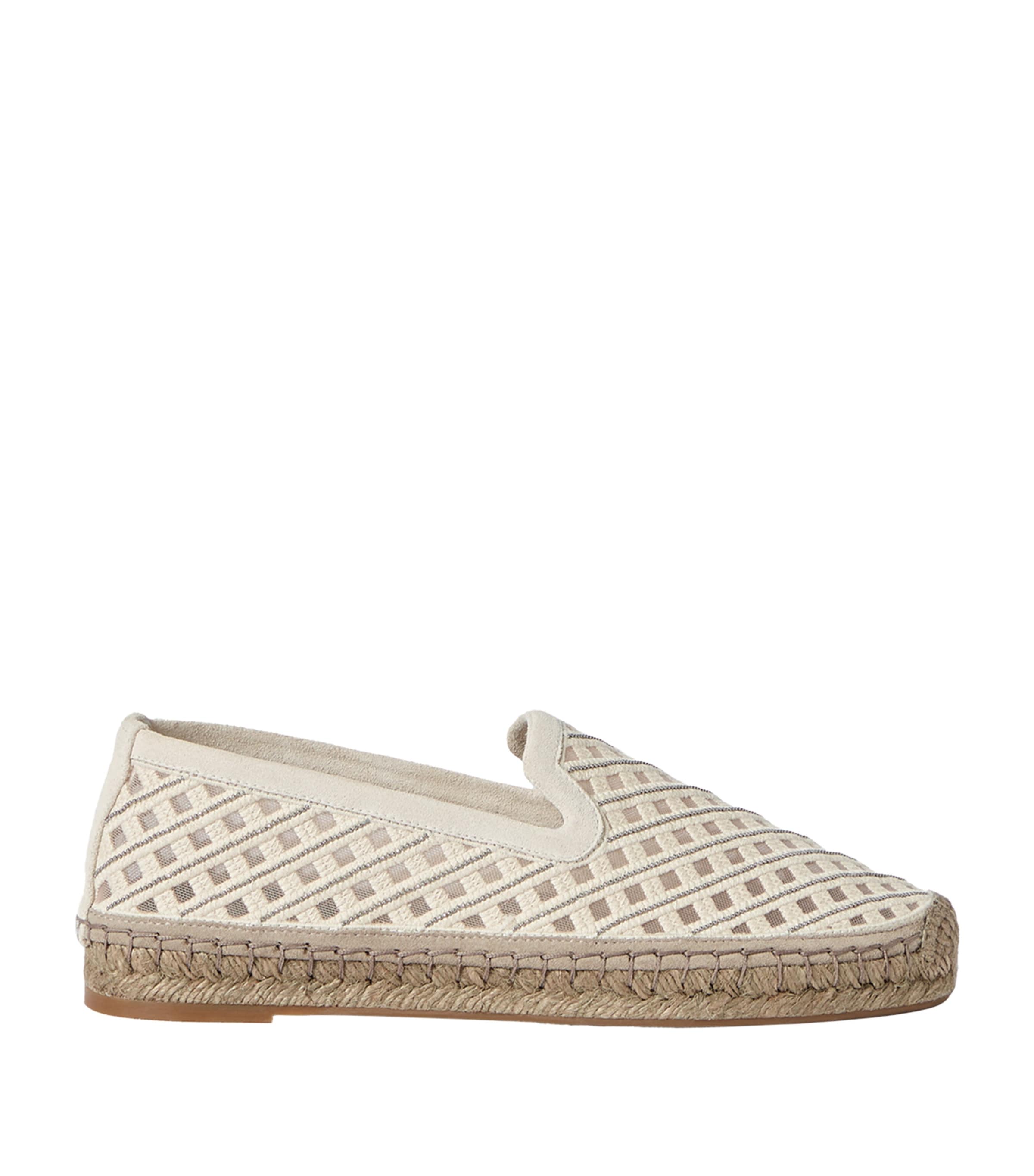 Brunello Cucinelli Woven Espadrilles