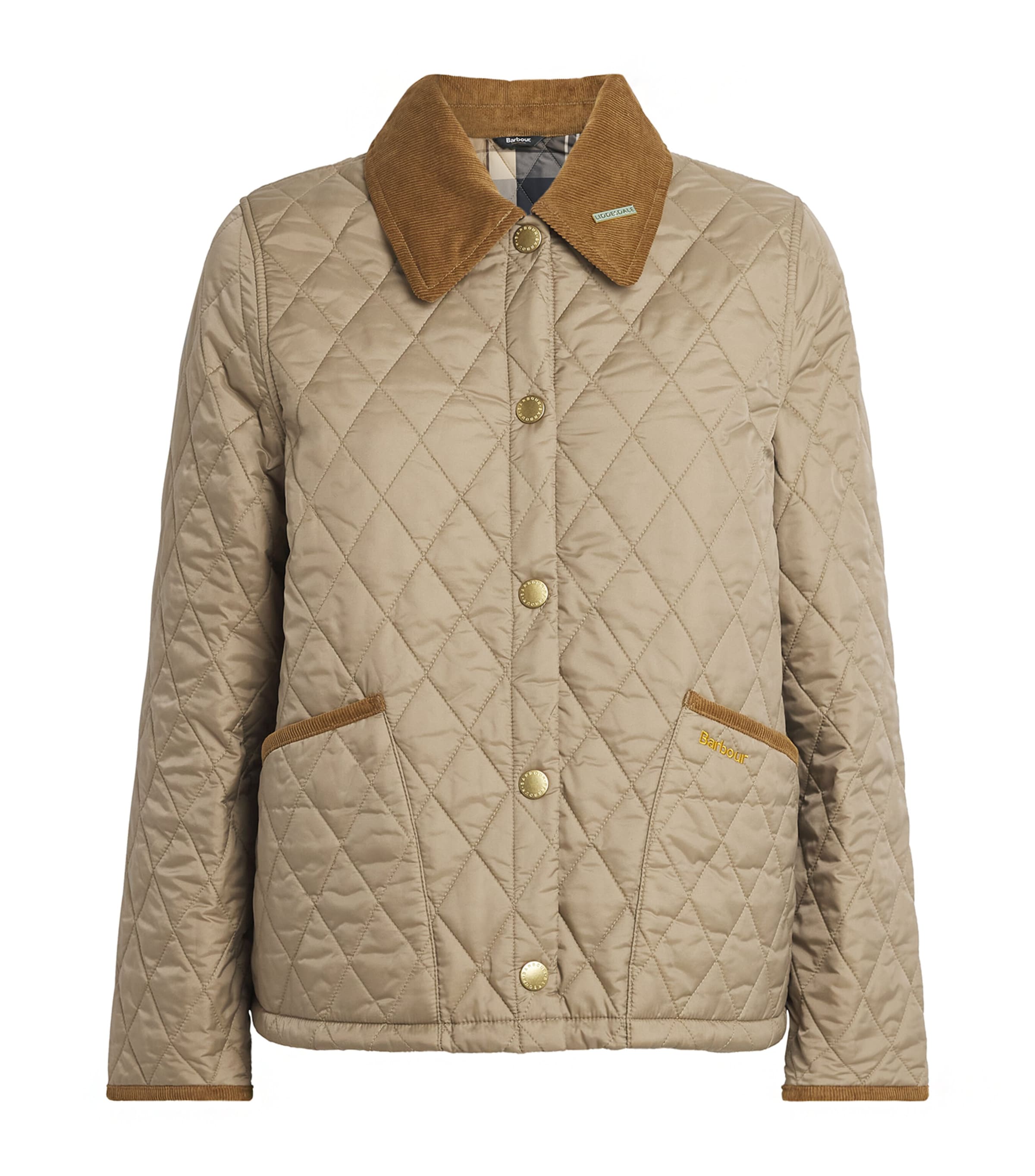 Barbour Womens Icons Liddesdale Quilted Jacket Light Trnch/ Birchwd