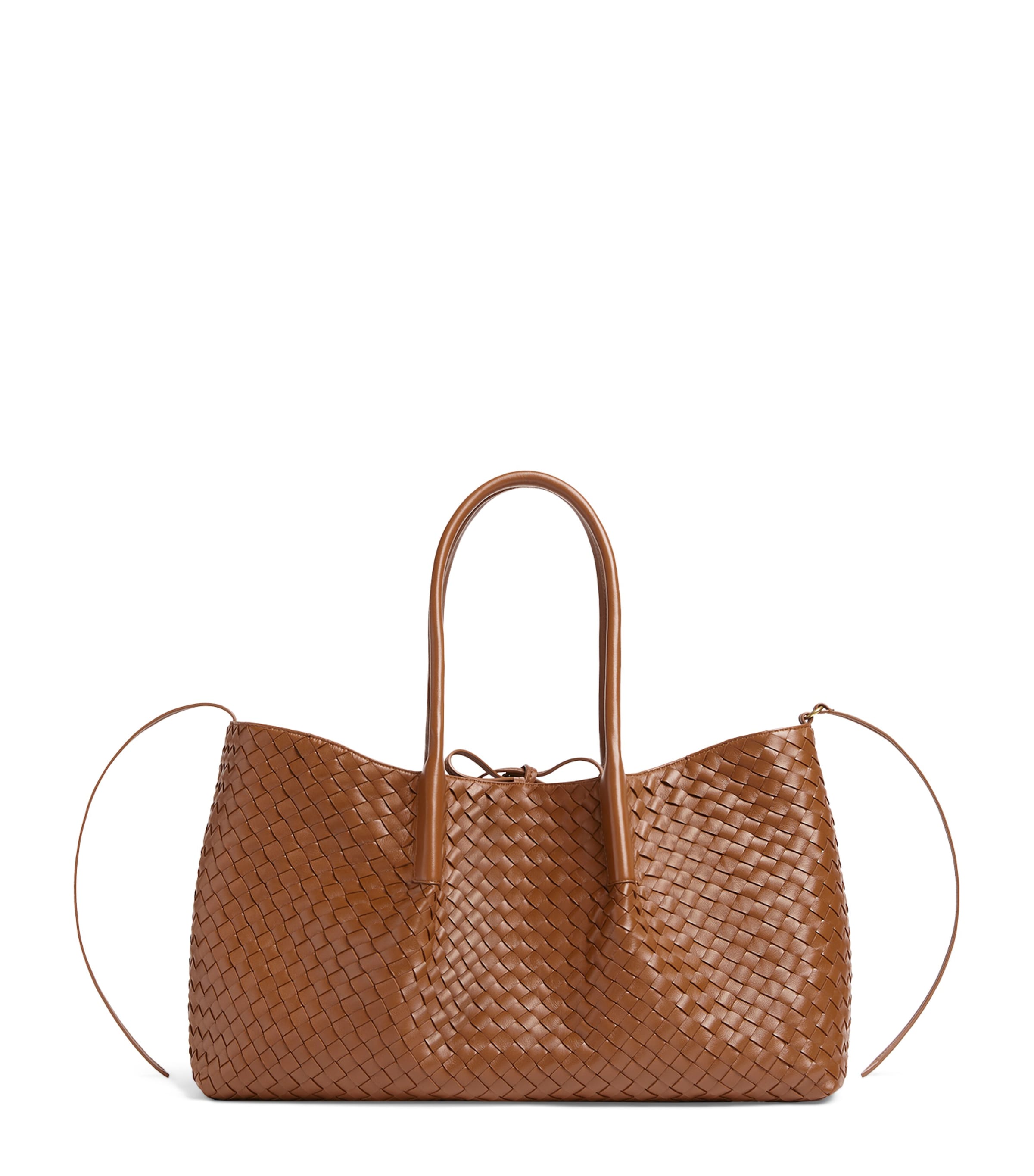 Intrecciato Leather Pinacoteca Tote Bag