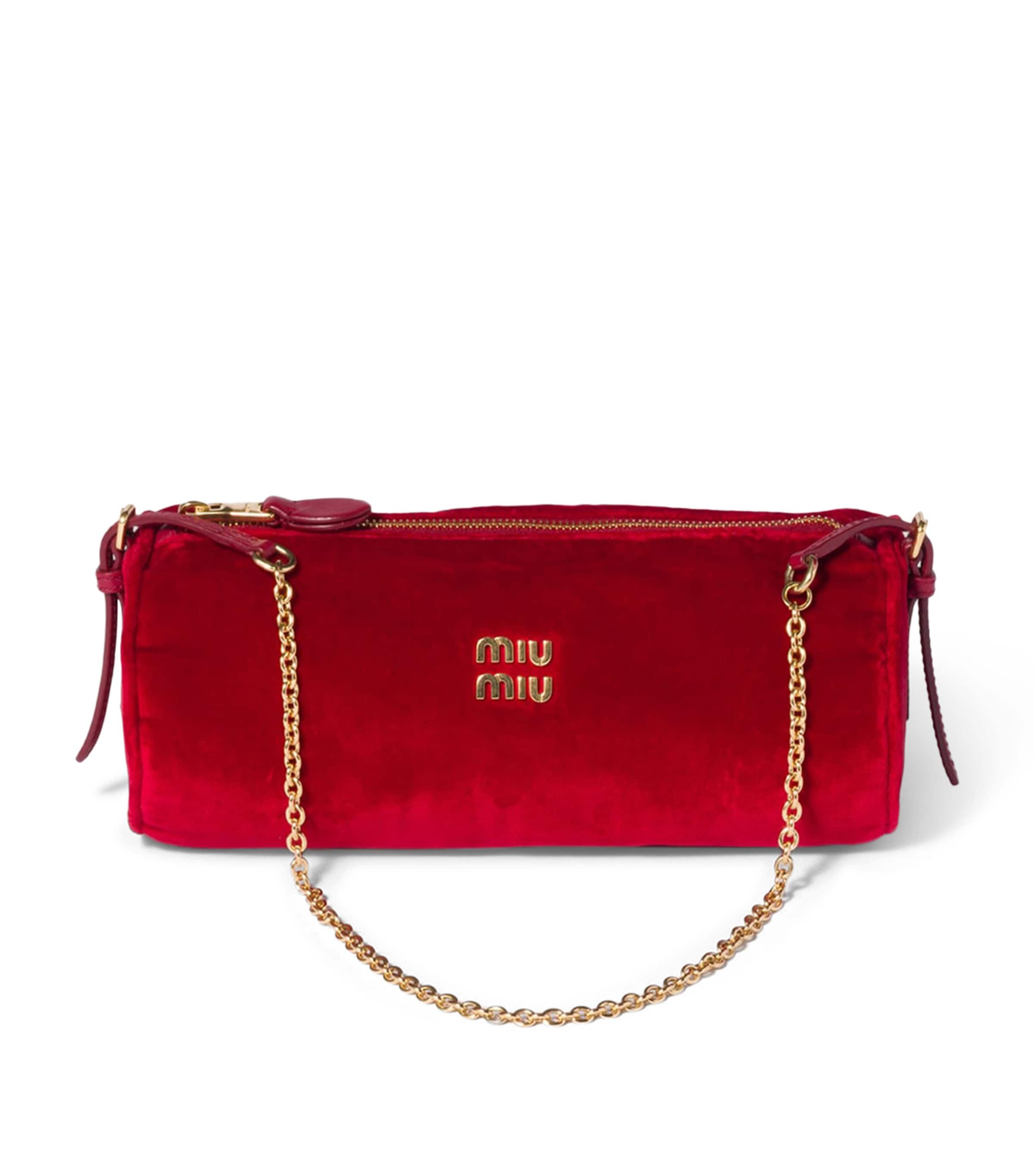 Velvet Logo Pouch