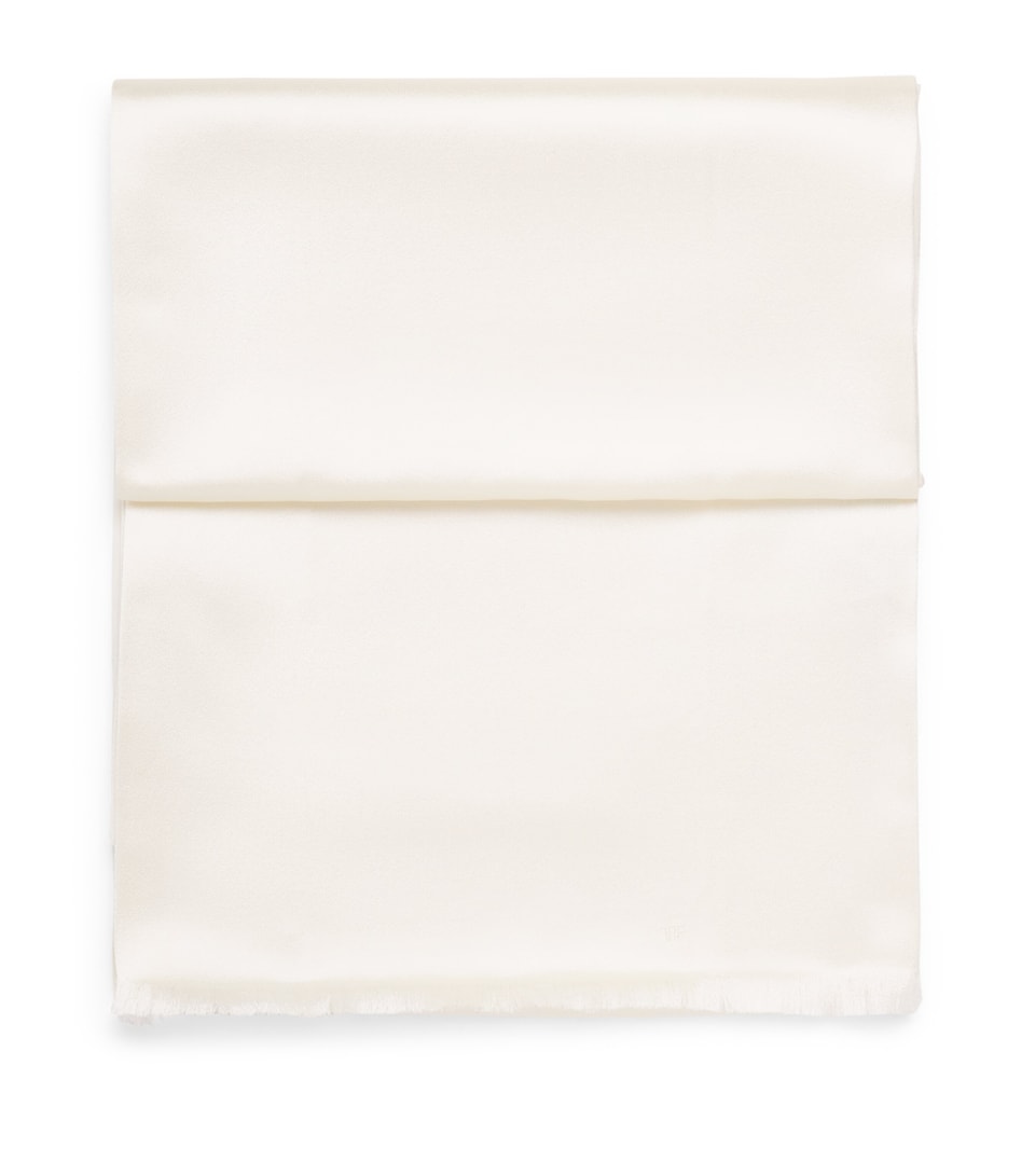TOM FORD Silk Tuxedo Scarf Wab
