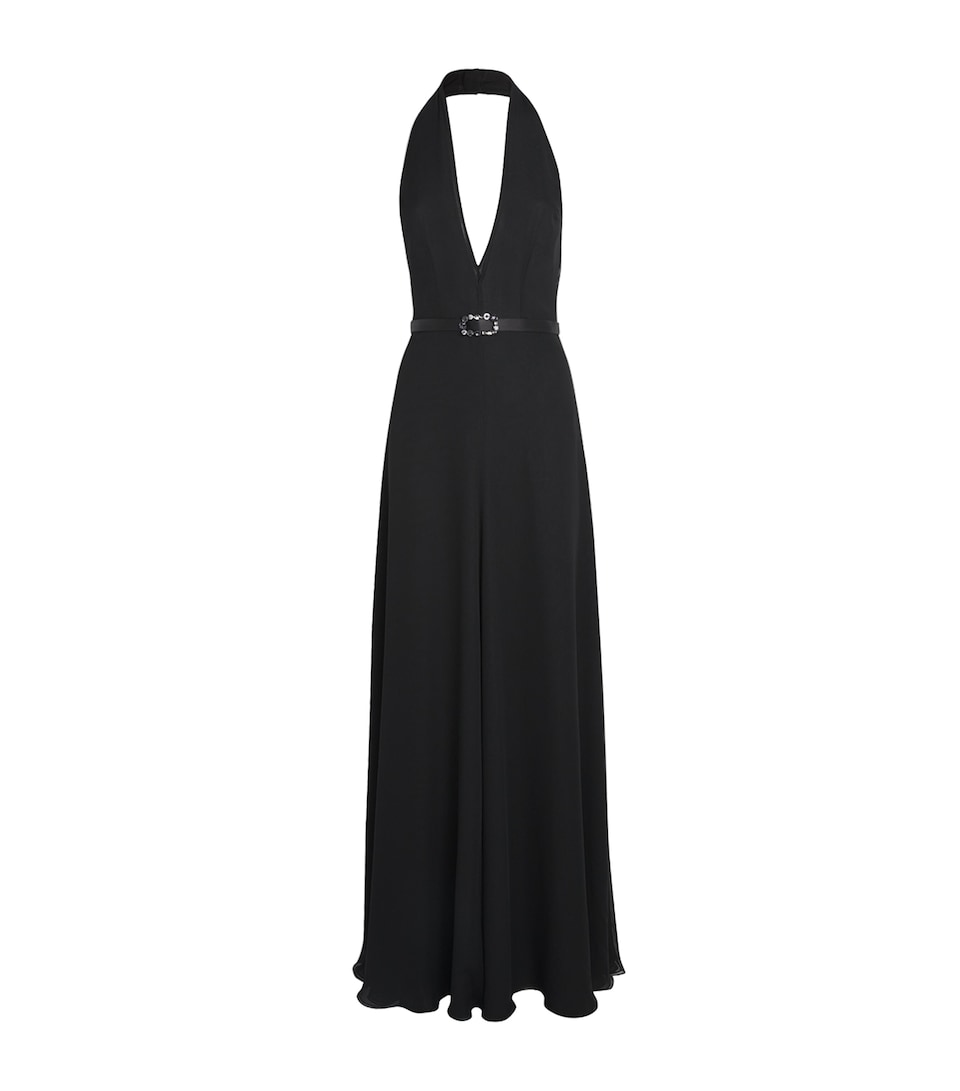 Chiffon Belted Morgana Gown
