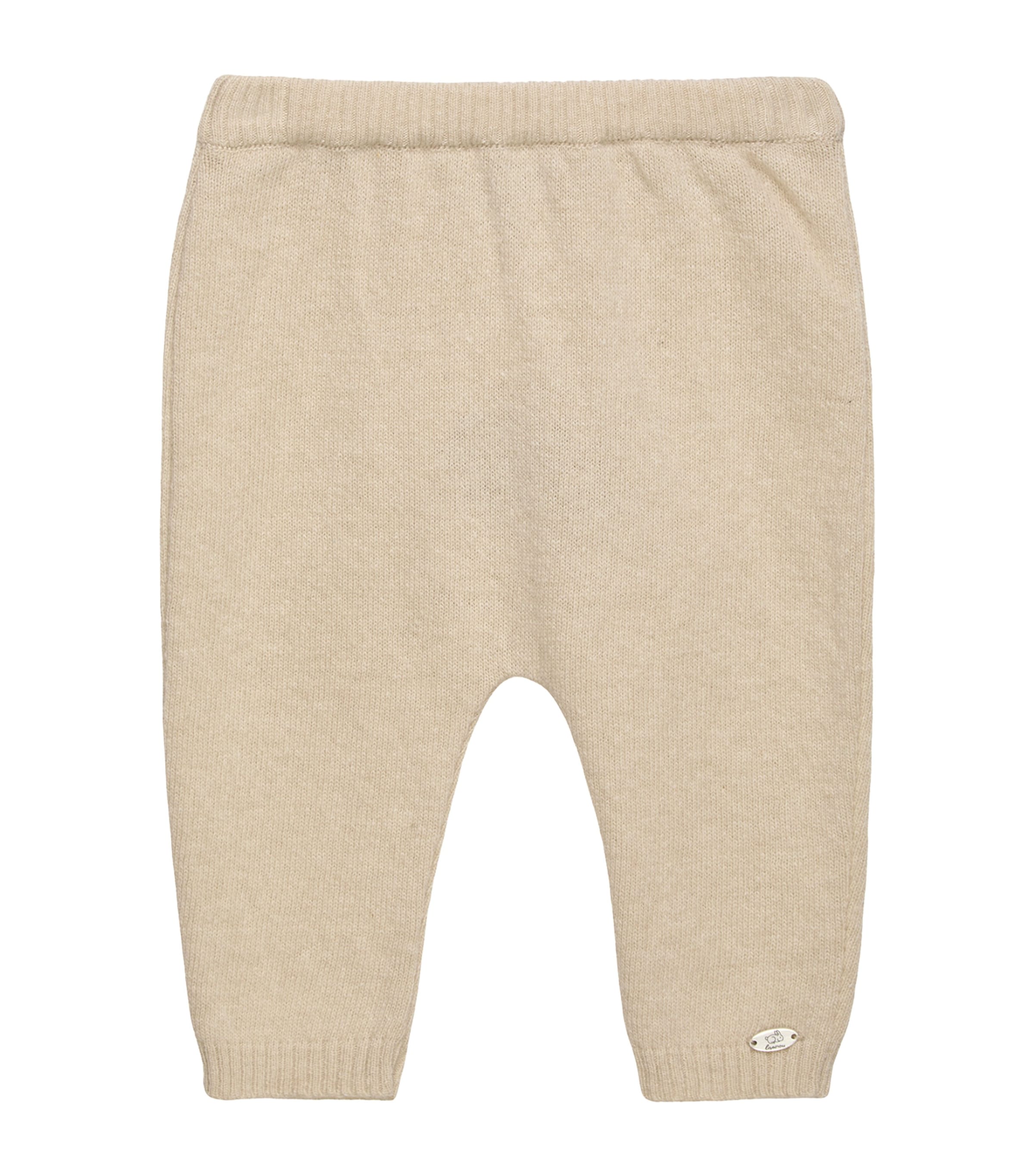 Trotters Merino-Cashmere Monkey Leggings (Newborn-12 Months) Oatmeal