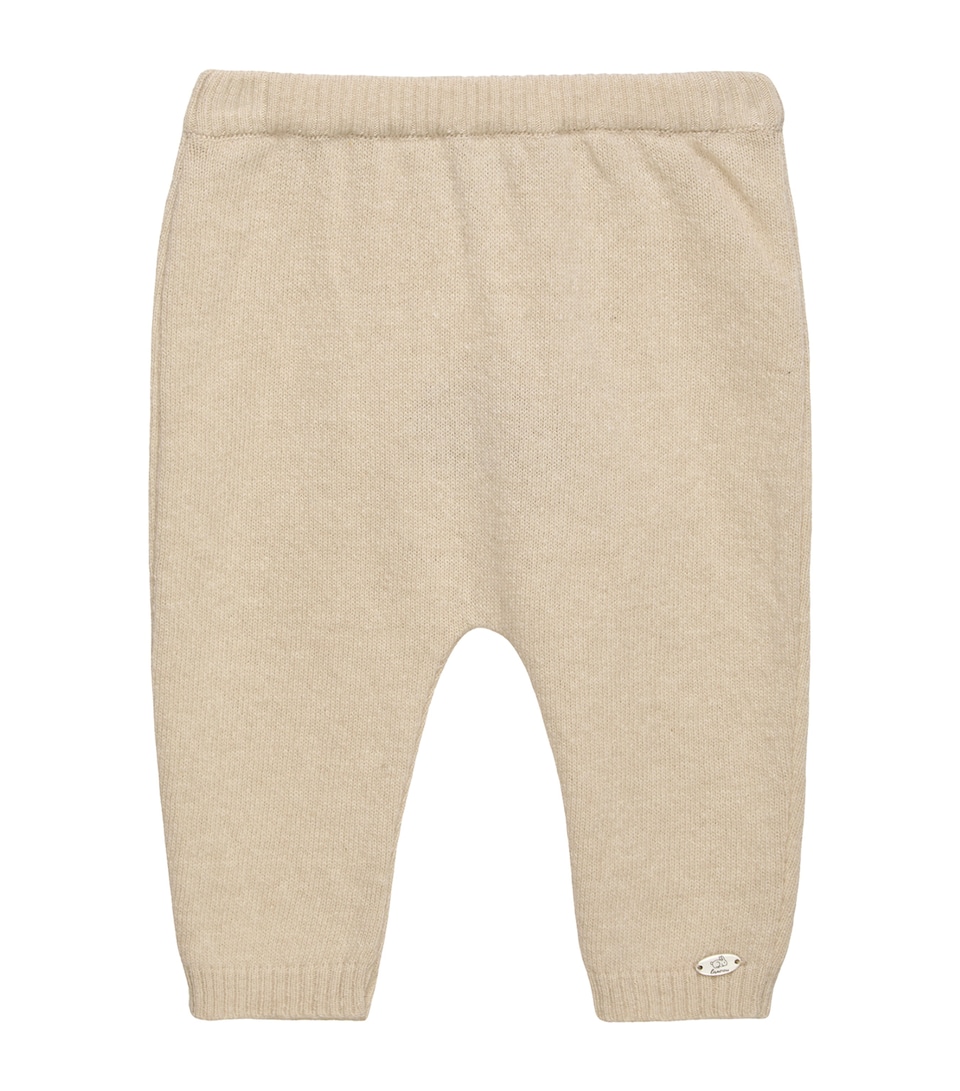 Trotters Merino-Cashmere Monkey Leggings (Newborn-12 Months) Oatmeal