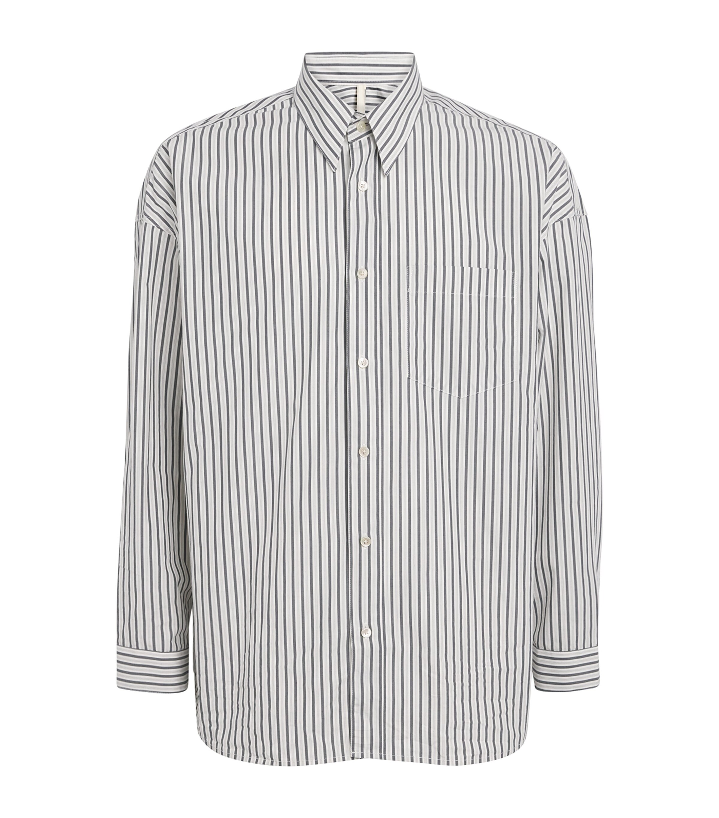 Cotton Stripe Oxford Shirt