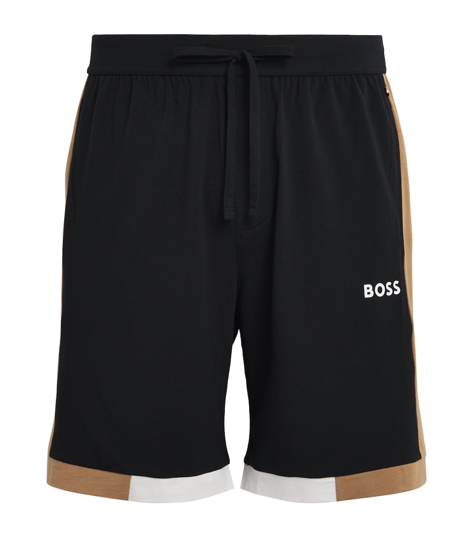 BOSS Mens Balance Sweatshorts Black