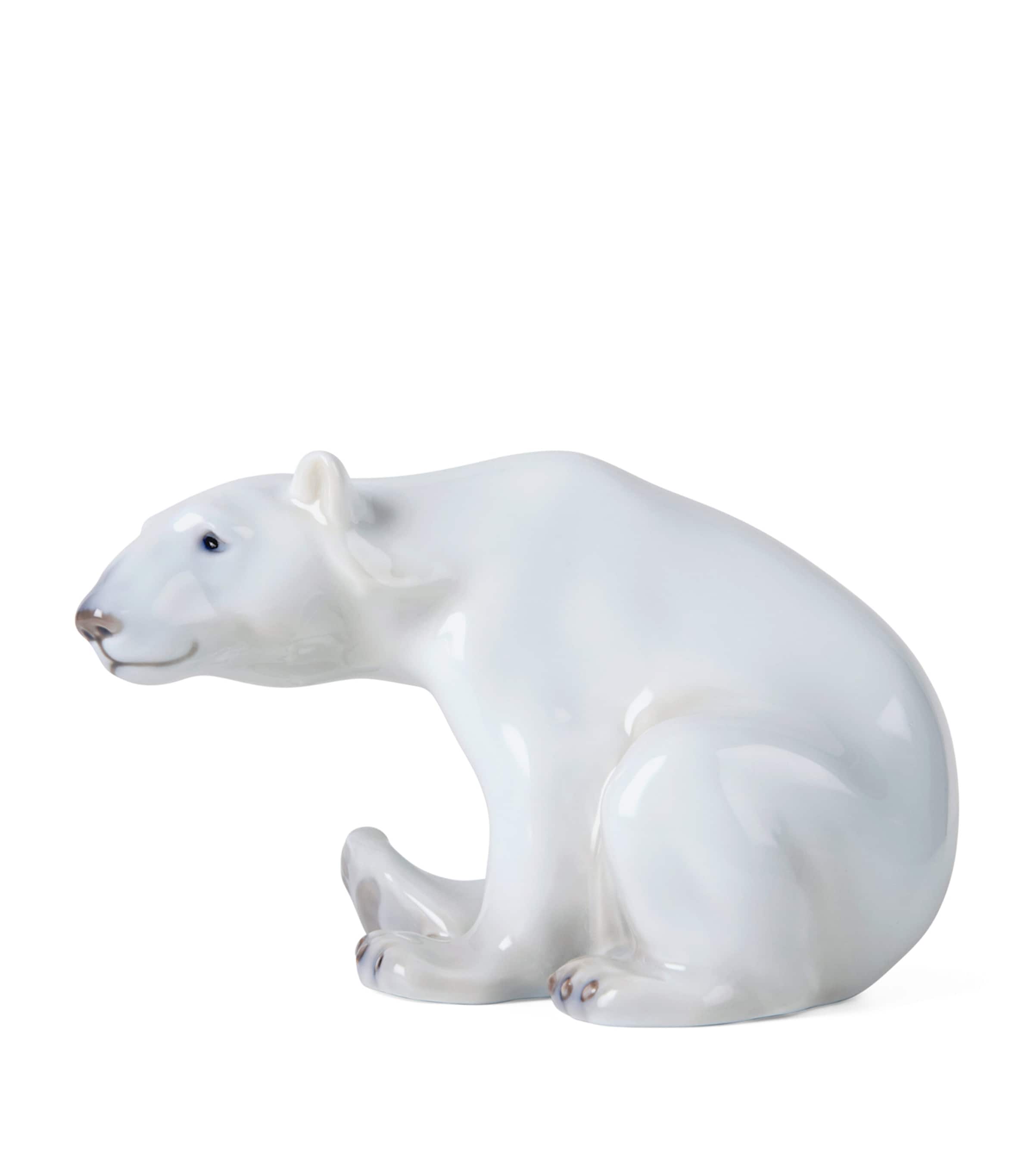 Porcelain Polar Bear Figurine (12cm)