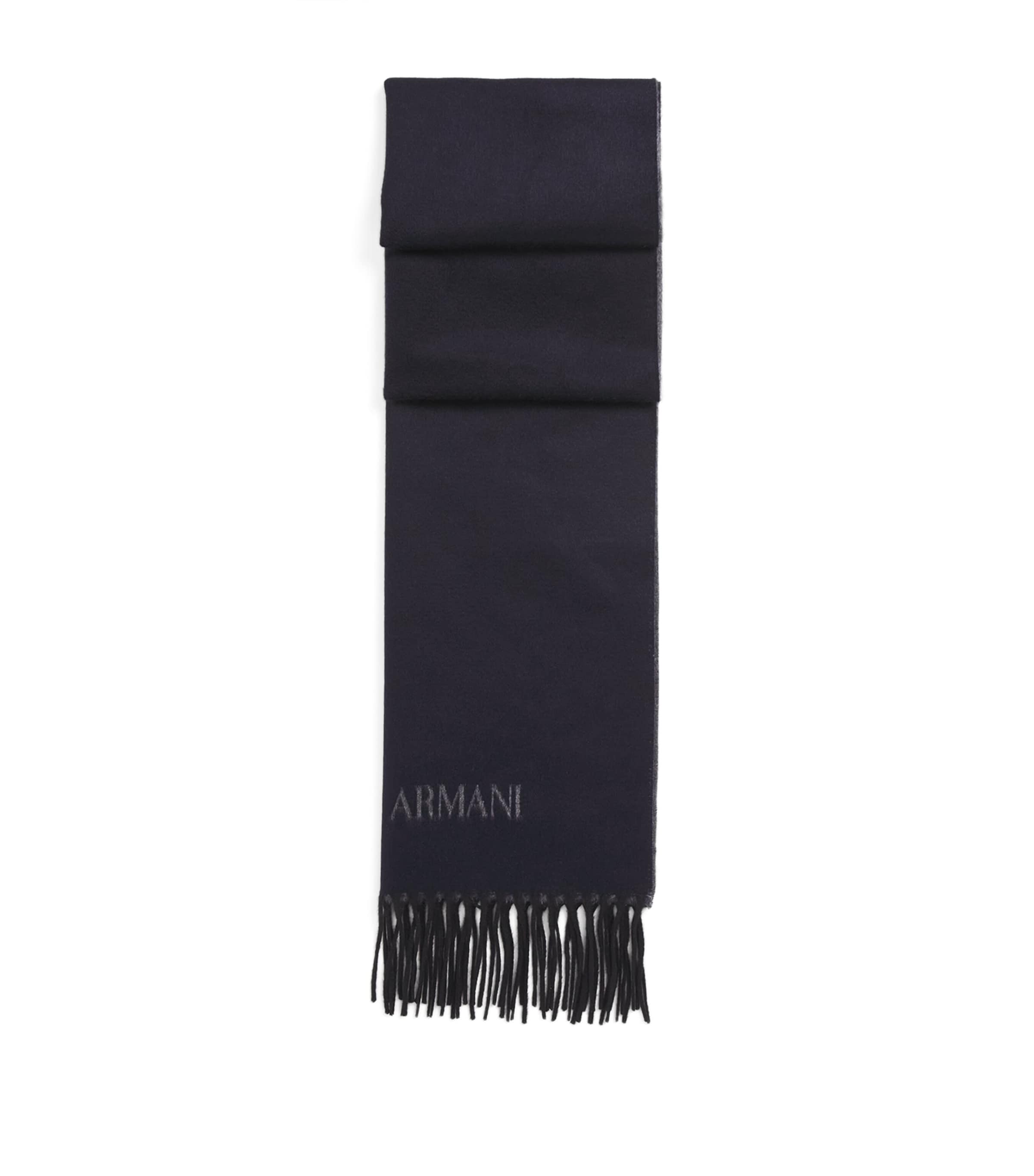 Silk-Cashmere Fringe Scarf