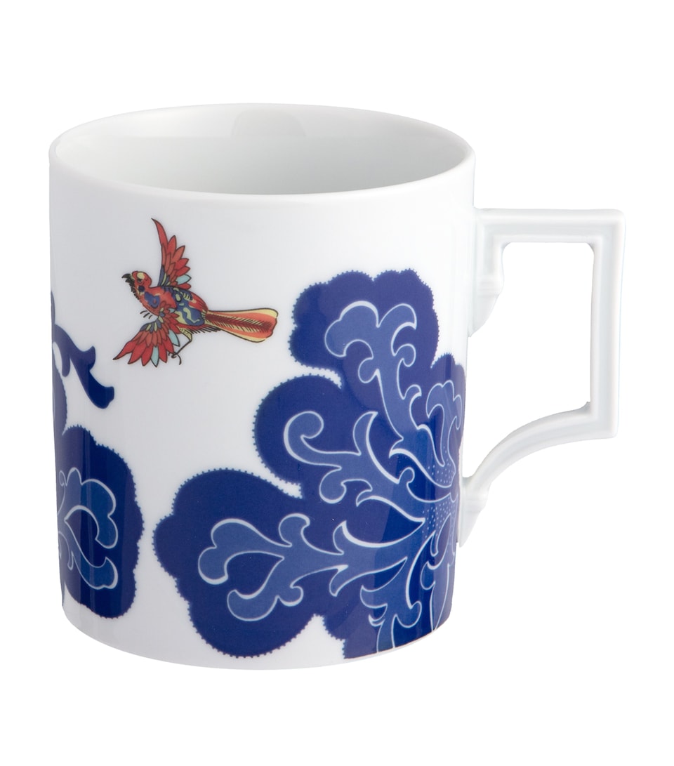 Meissen Porcelain Indian Bird Mug