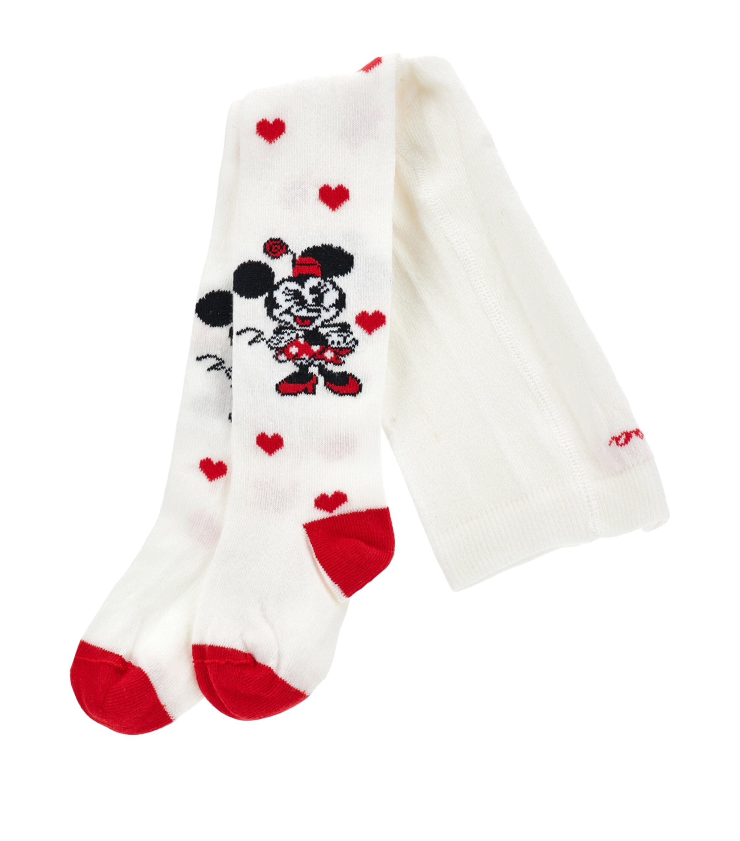 Coton-Blend Minnie Heart Tights (3-36 Months)