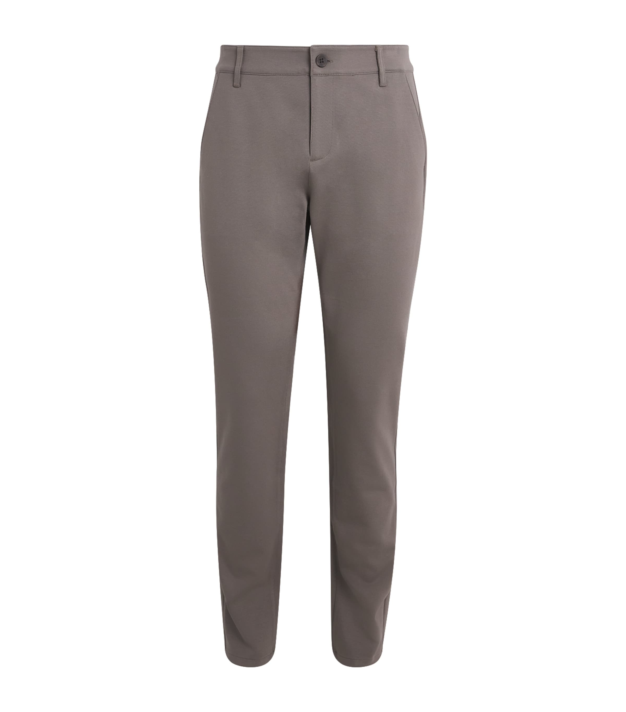 PAIGE Mens Stafford Trousers Dark Taupe