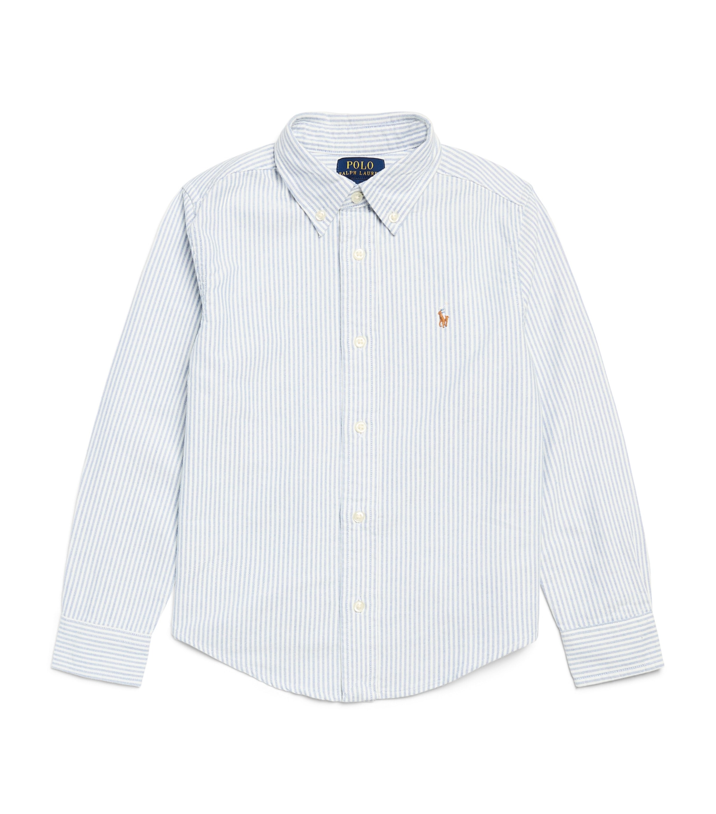 Ralph Lauren Kids Cotton Polo Pony Shirt (3-7 Years) Lt Blue St