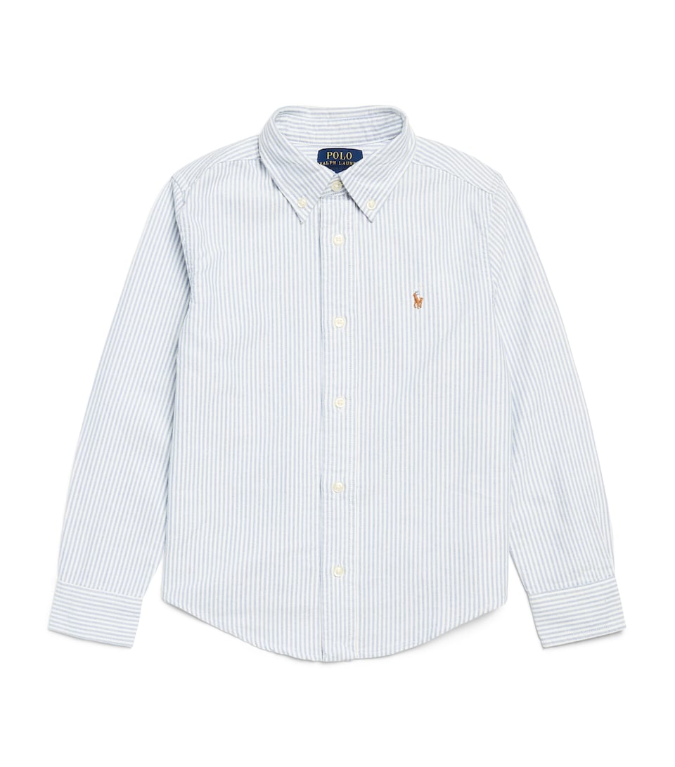 Ralph Lauren Kids Cotton Polo Pony Shirt (3-7 Years) Lt Blue St