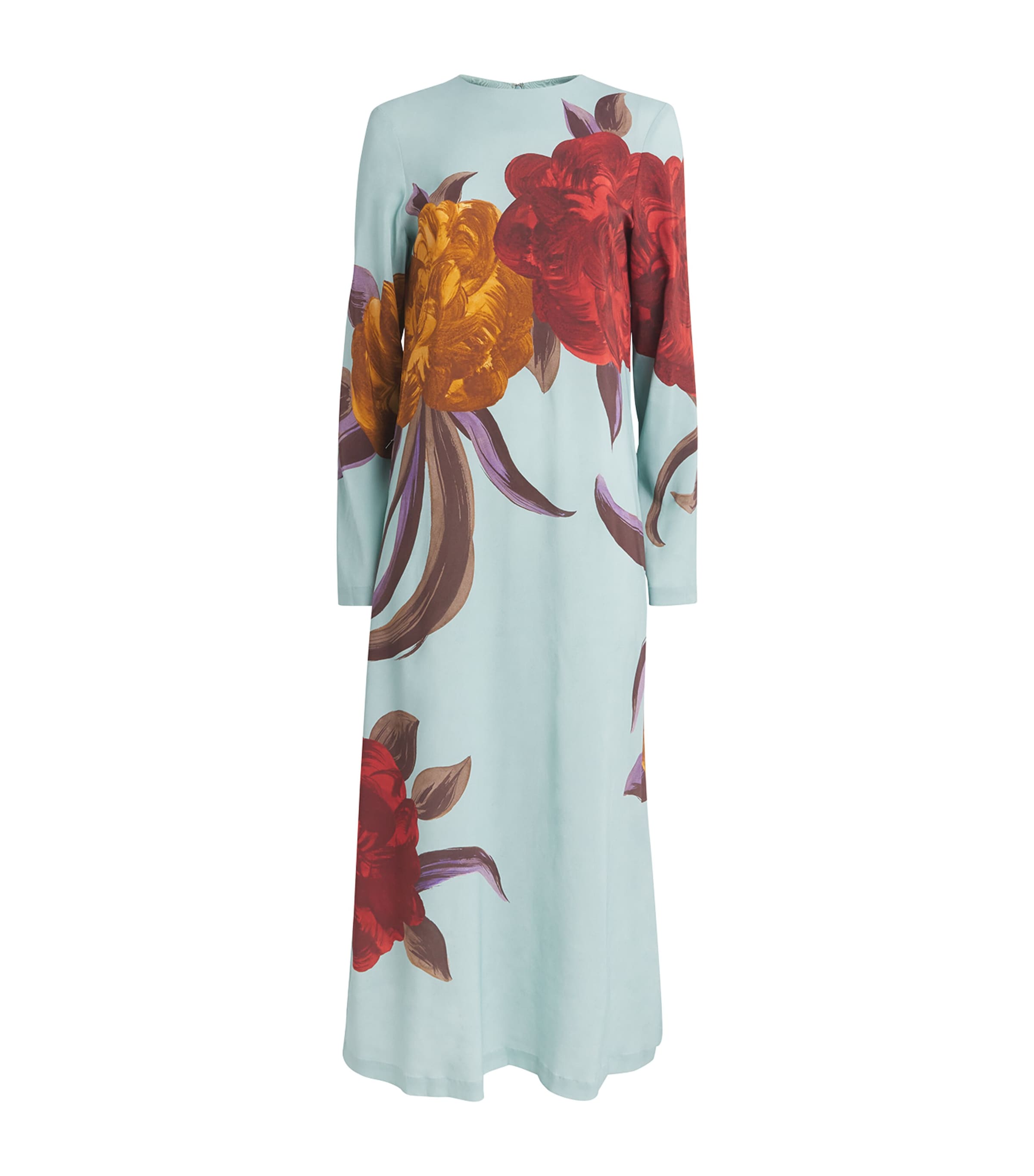 Sablé Peony Placée Midi Dress