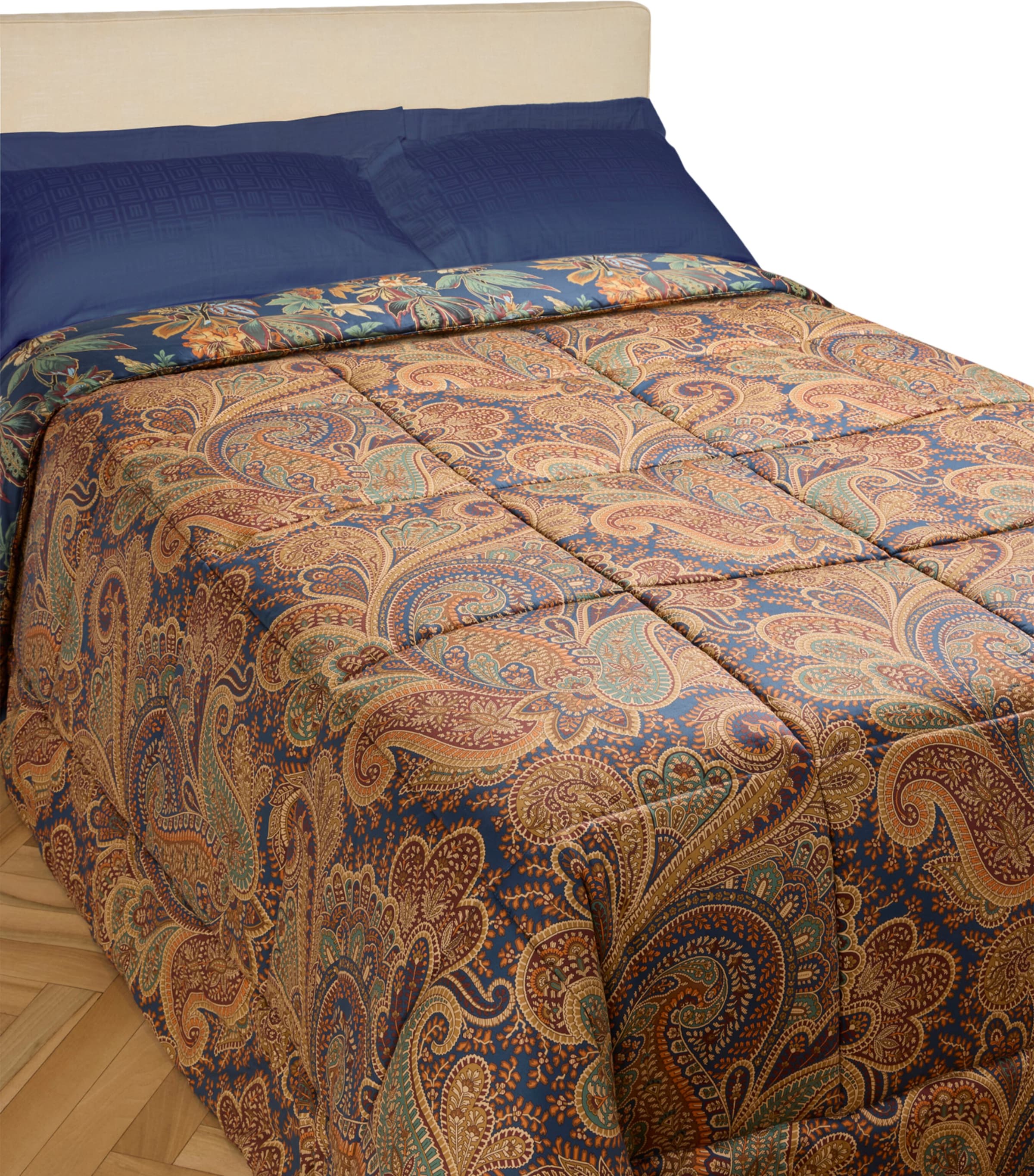 Cotton Quilted Giano Bedspread (270cm x 270cm)