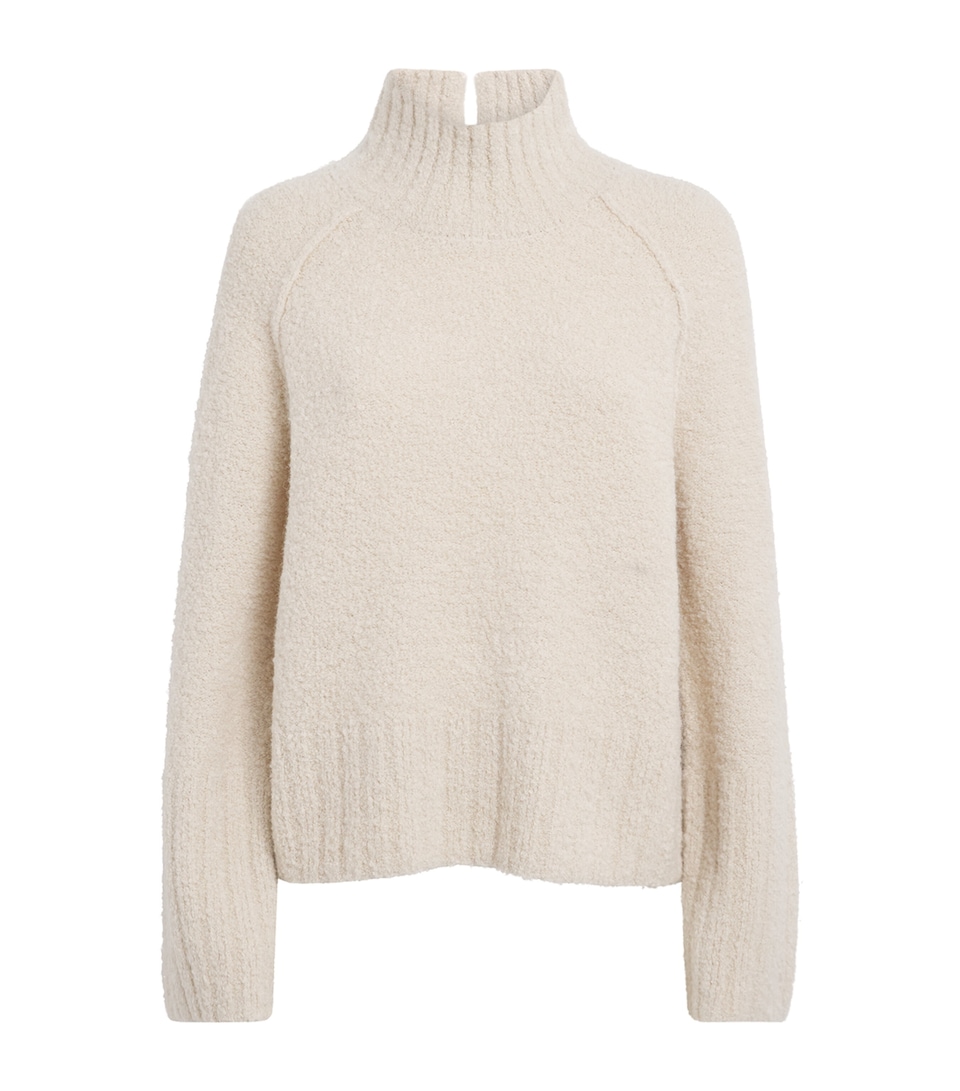 Wool-Alpaca Bouclé Sweater