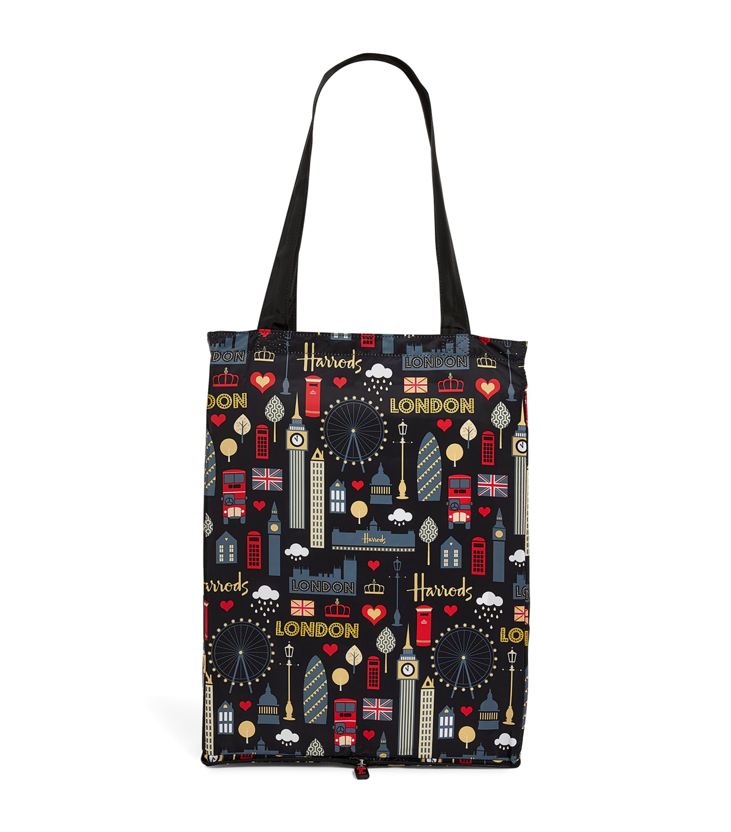 Harrods Large Cotton Christmas Knightsbridge Tote Bag
