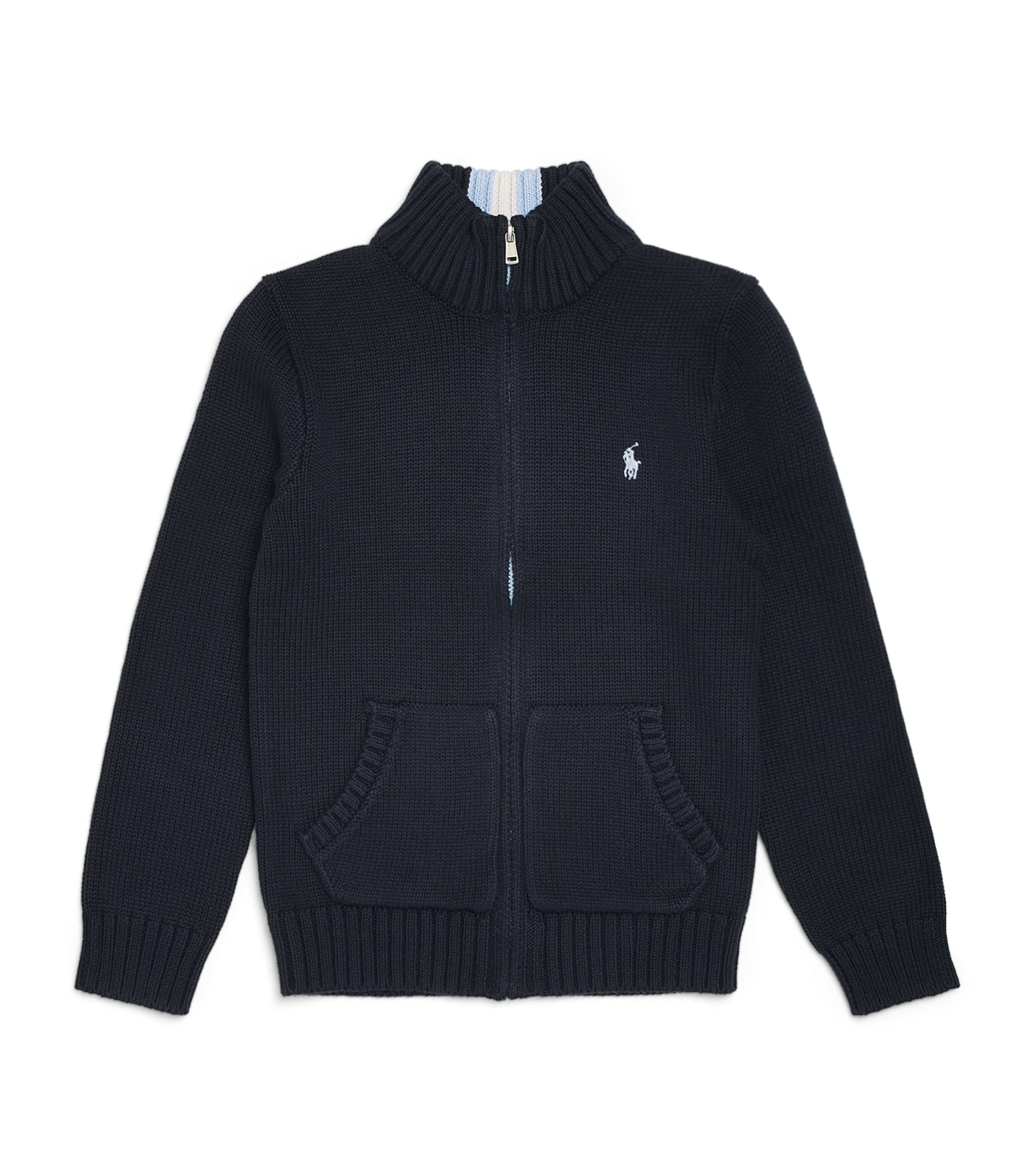 Ralph Lauren Kids Cotton Zip-Up Cardigan (6-14 Years) Rl
