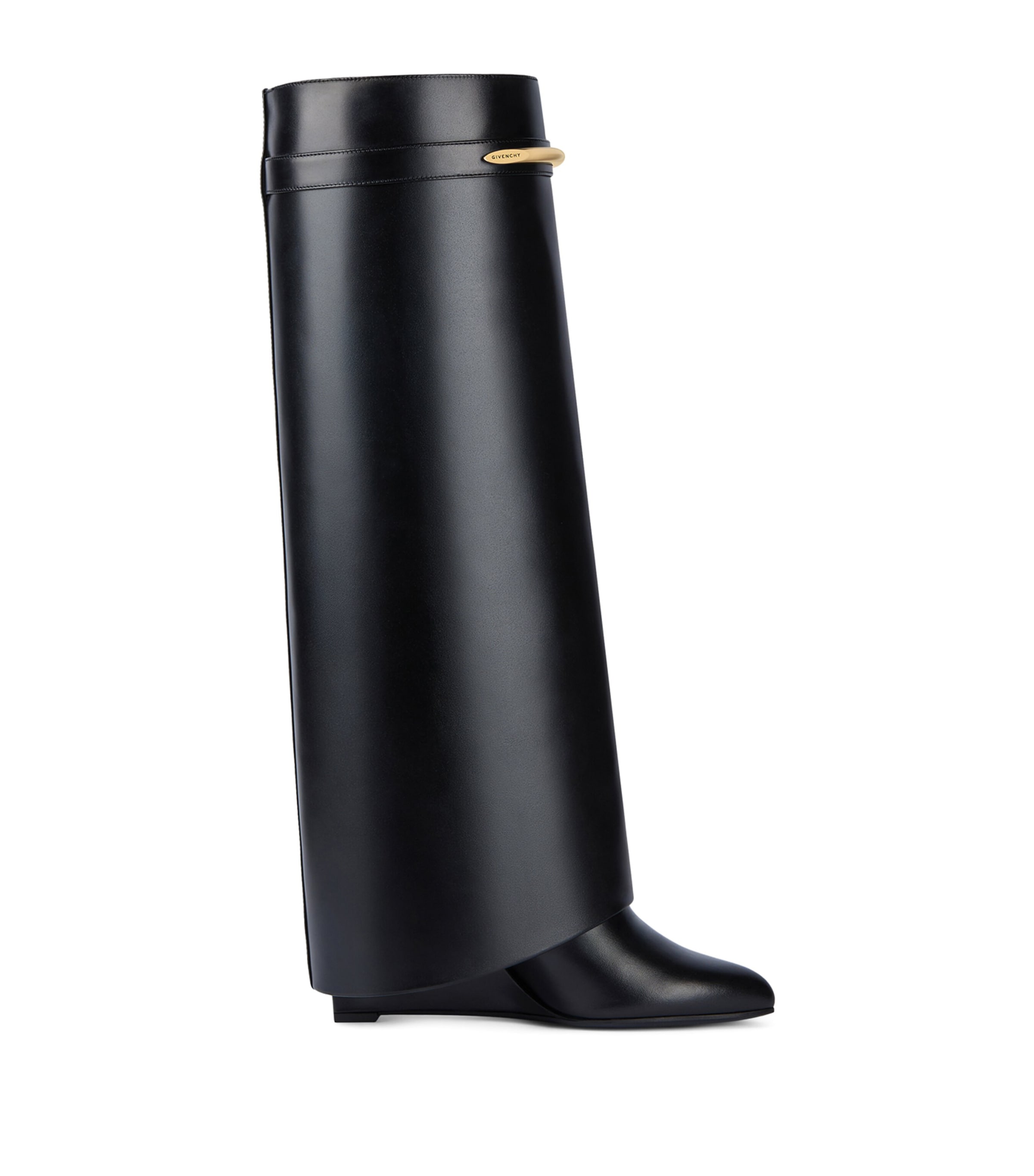 Leather Shark Knee-High Boots 95