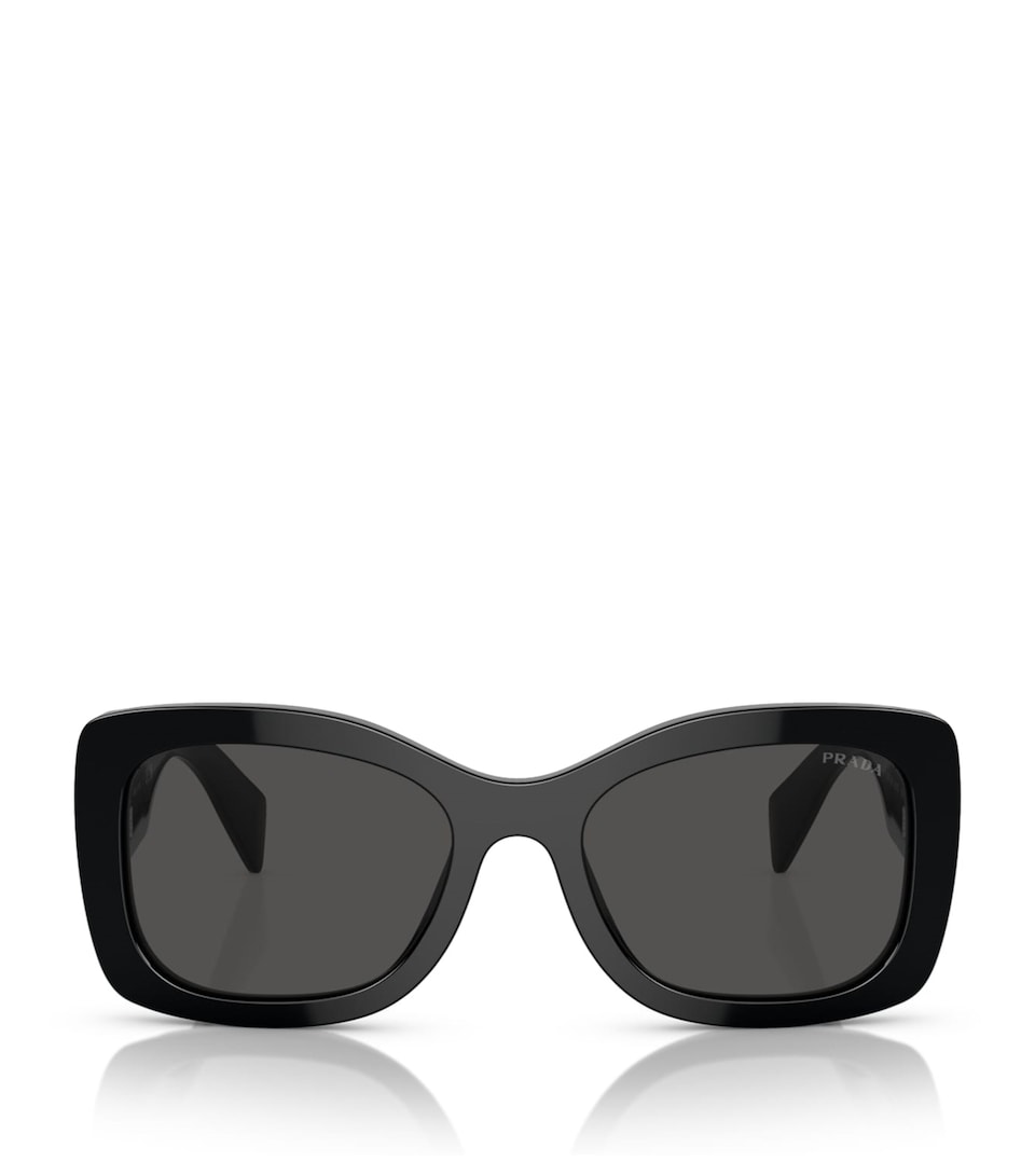 Prada Acetate Geometric Sunglasses