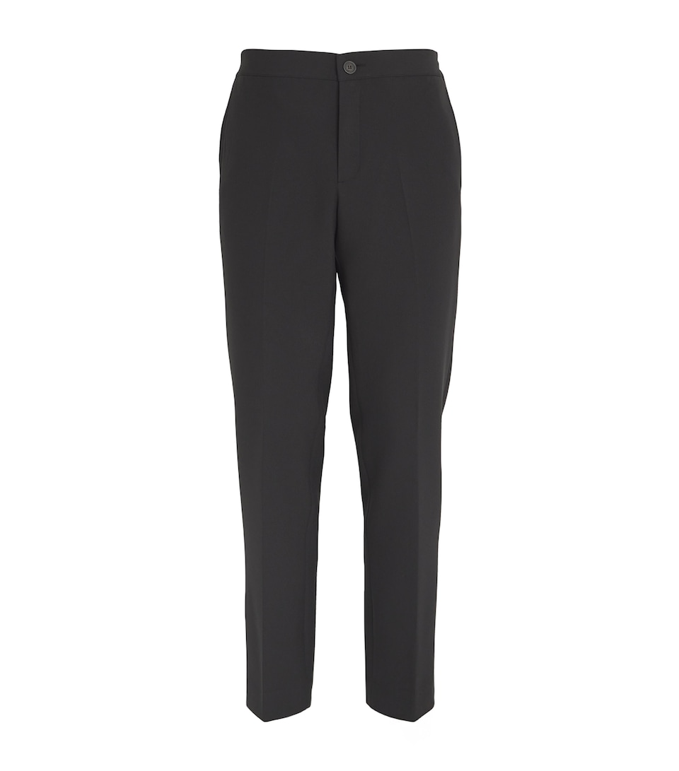 Jersey Straight Tailored Trousers