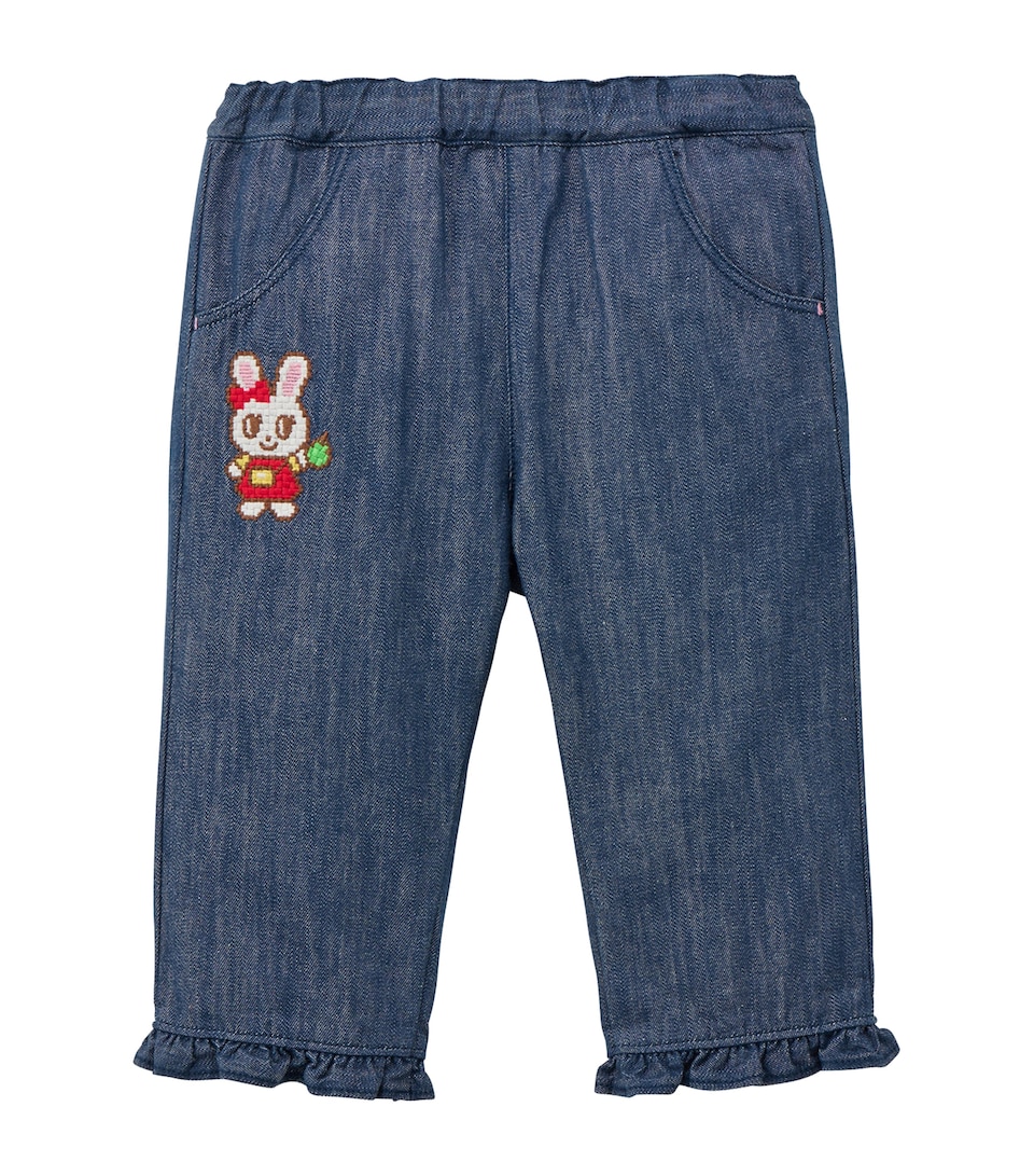 Miki House Retro Game Ruffled Trousers (2-7 Years)