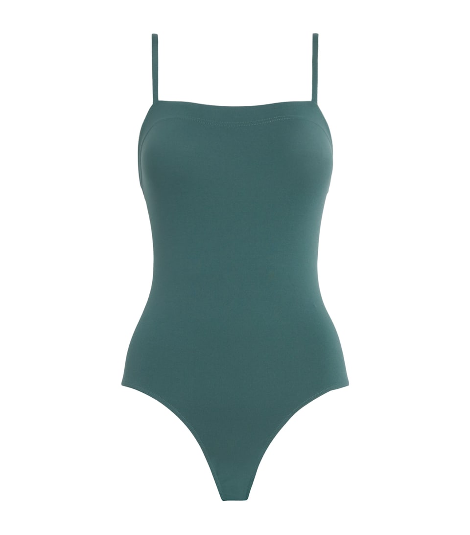 Eres Womens Square-Neck Aquarelle Swimsuit Menthe Givree