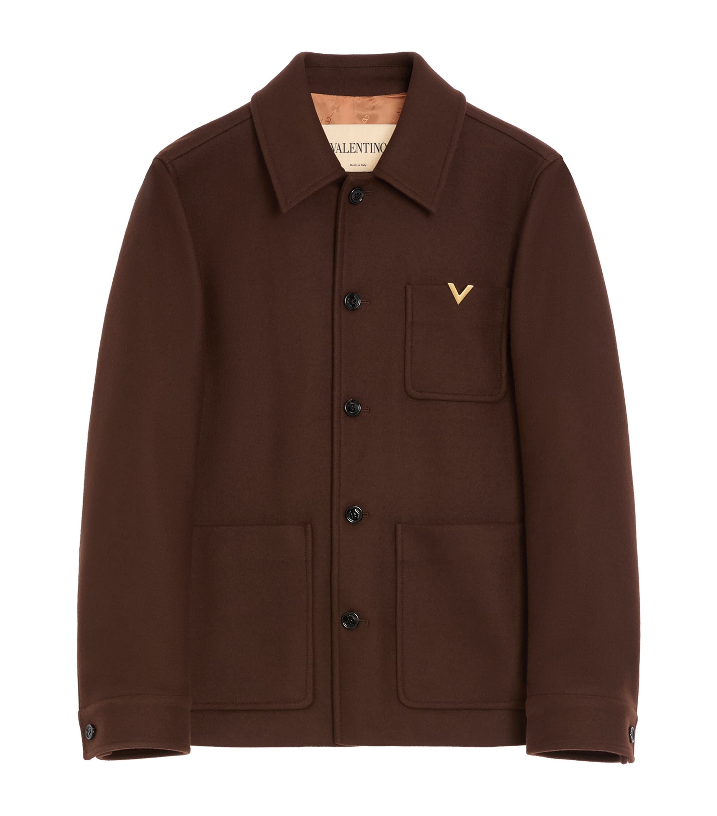Valentino Mens Wool VGold Jacket
