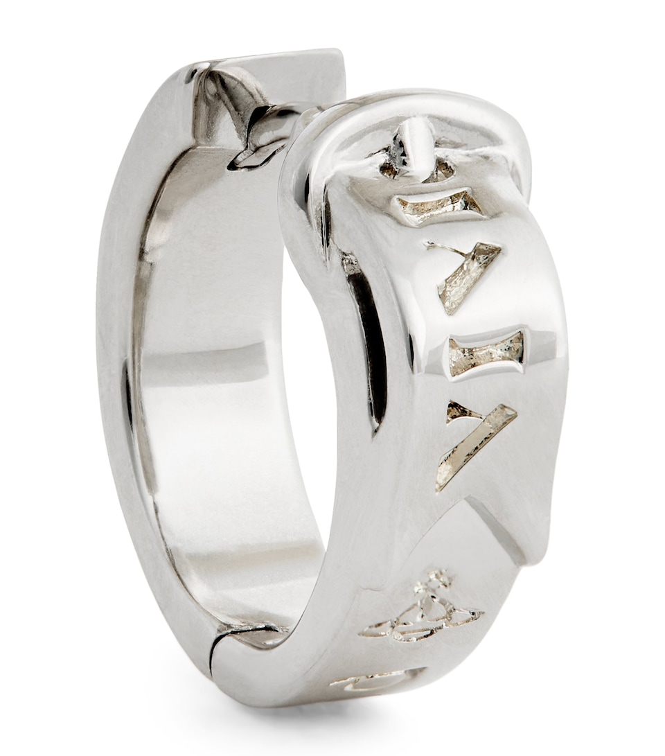 Vivienne Westwood Bobby Single Hoop Earring Platinum