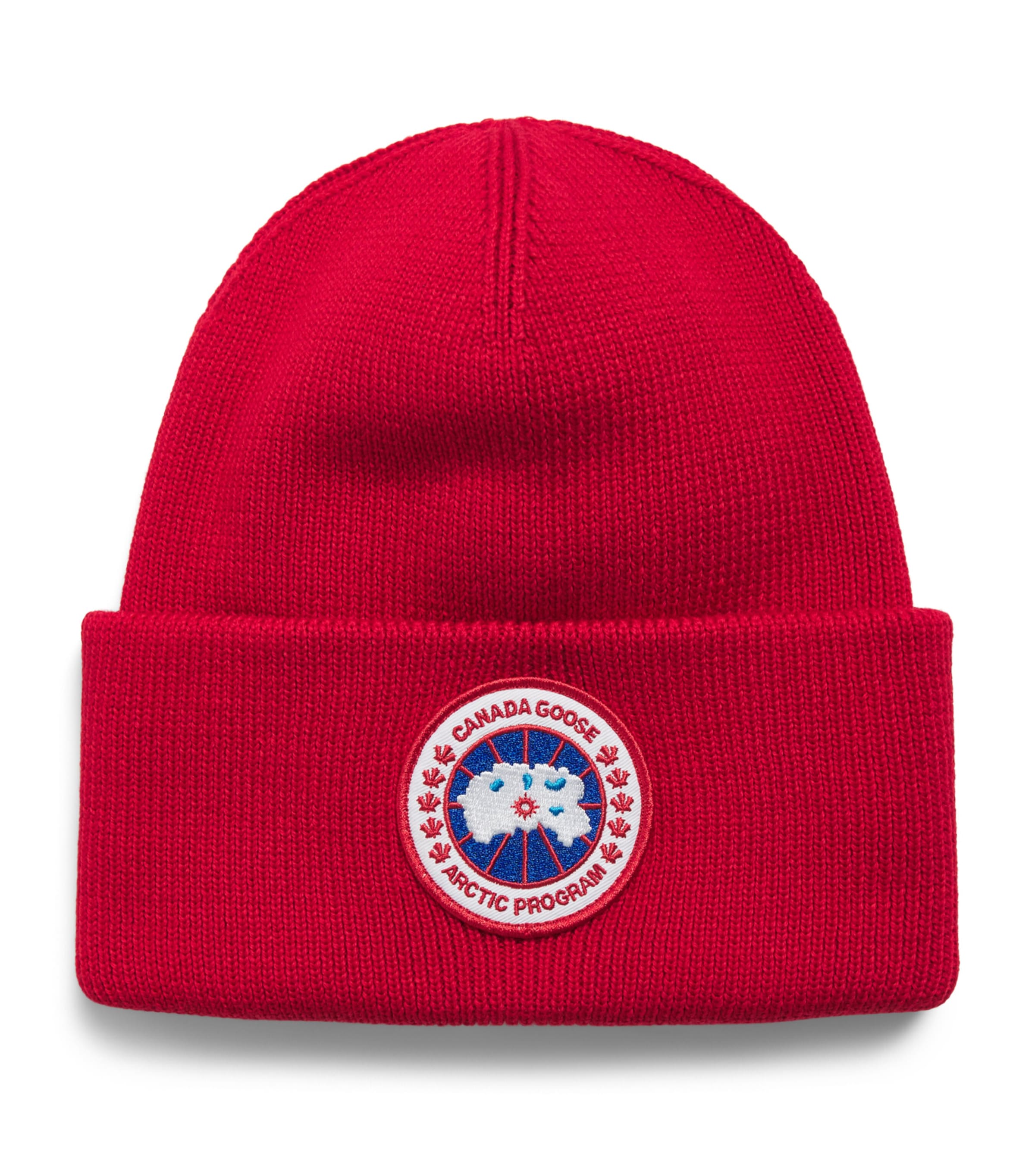 Canada Goose Wool Arctic Toque Beanie Crimson Blaze