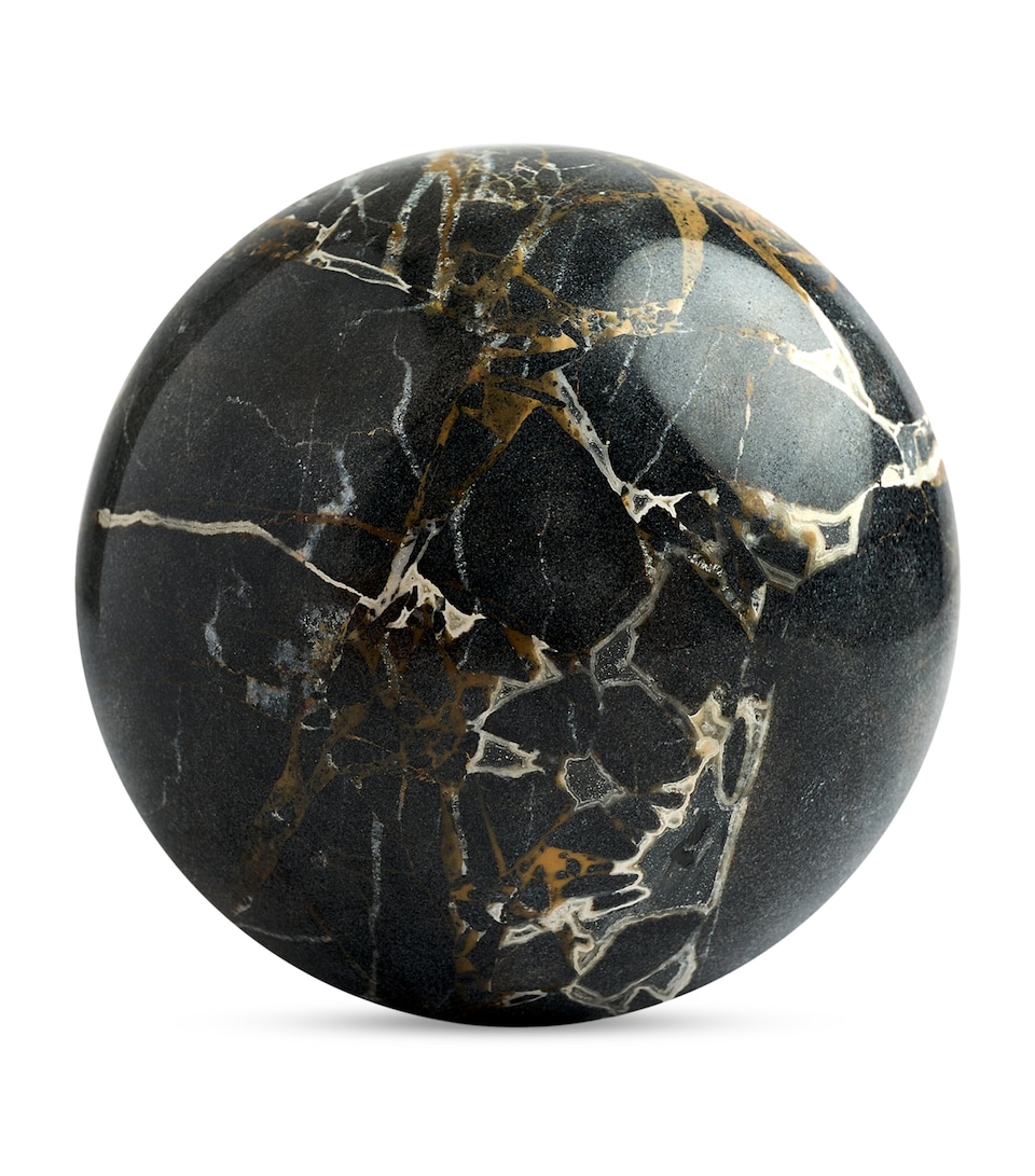 Portoro Gold Marble Bola Ornament