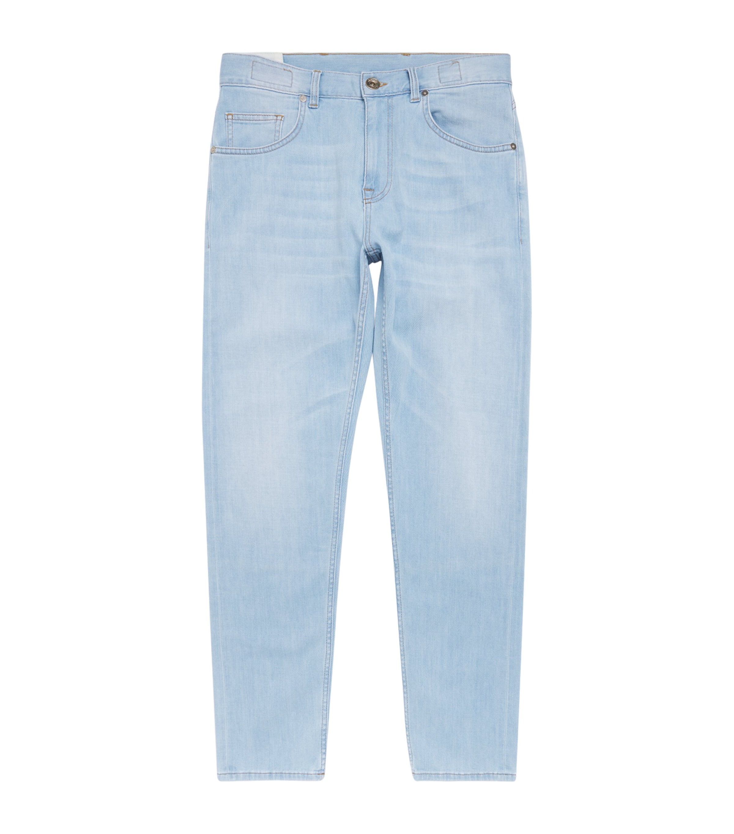 Eleventy Mens Mid-Rise Straight Jeans Zucchero