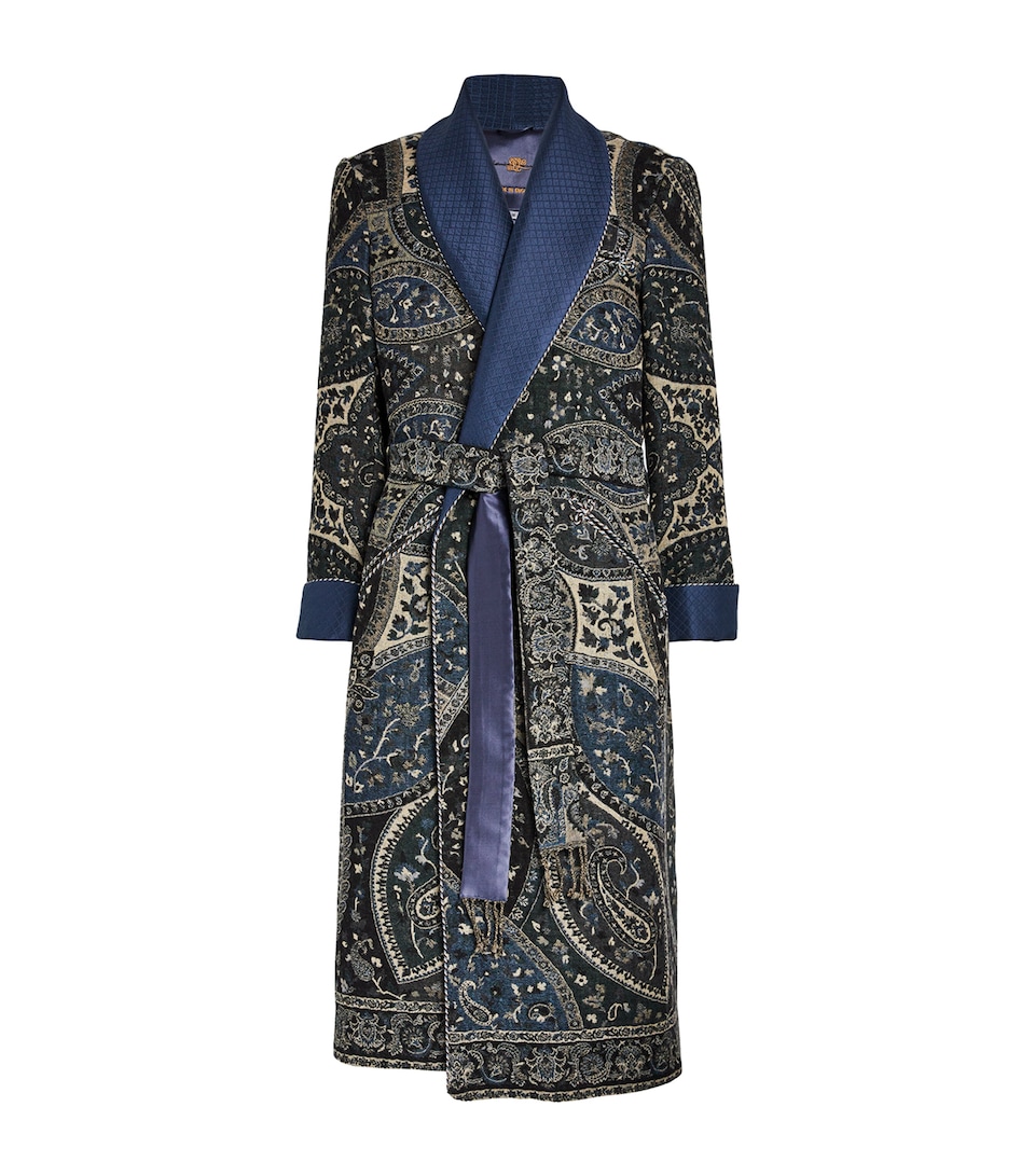 Paisley Jacquard Dressing Gown