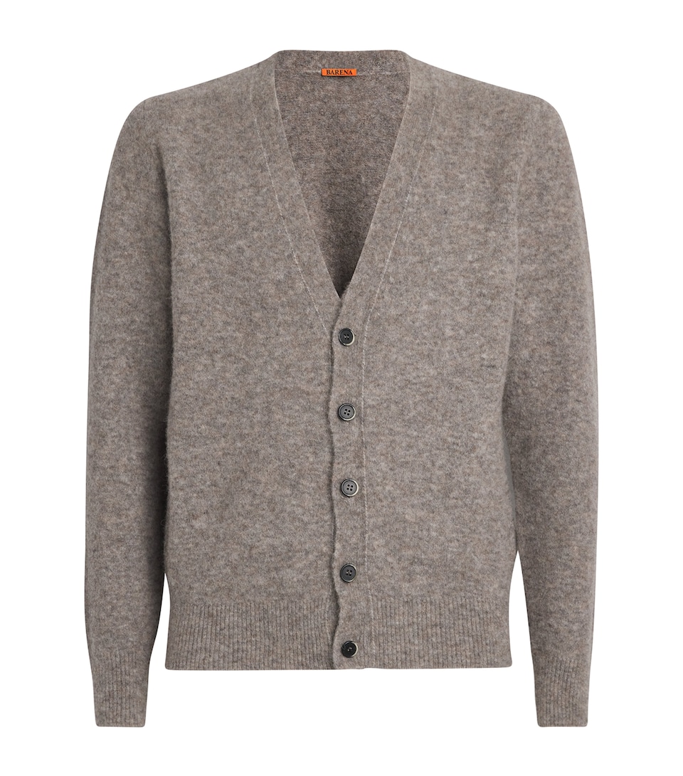 Alpaca-Blend Cardigan